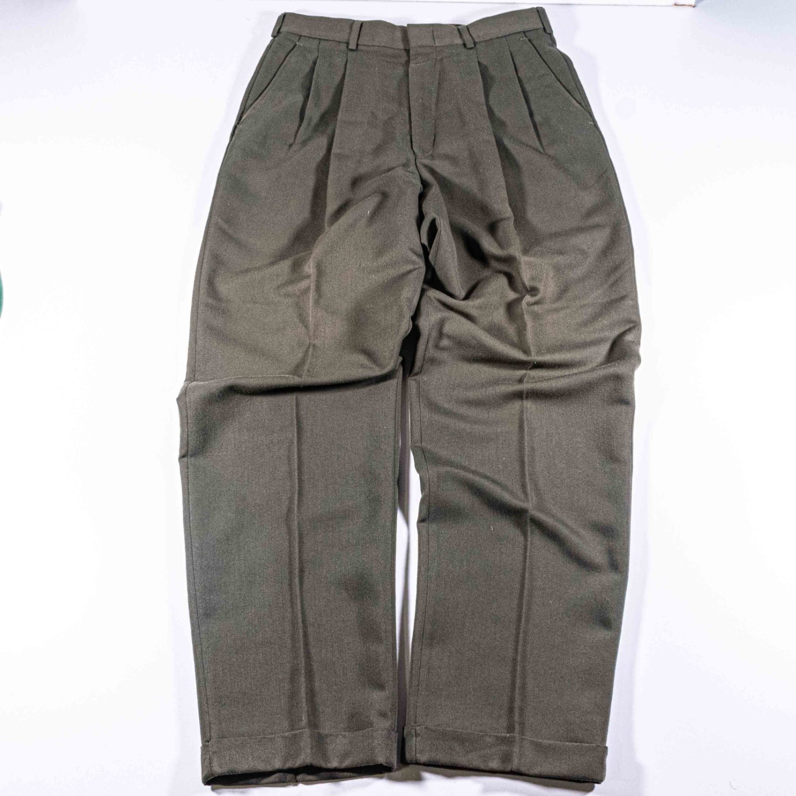 Vintage Yves Saint Laurent Pour Homme Pleated Trousers Mens 31 x 31 YSL Pants