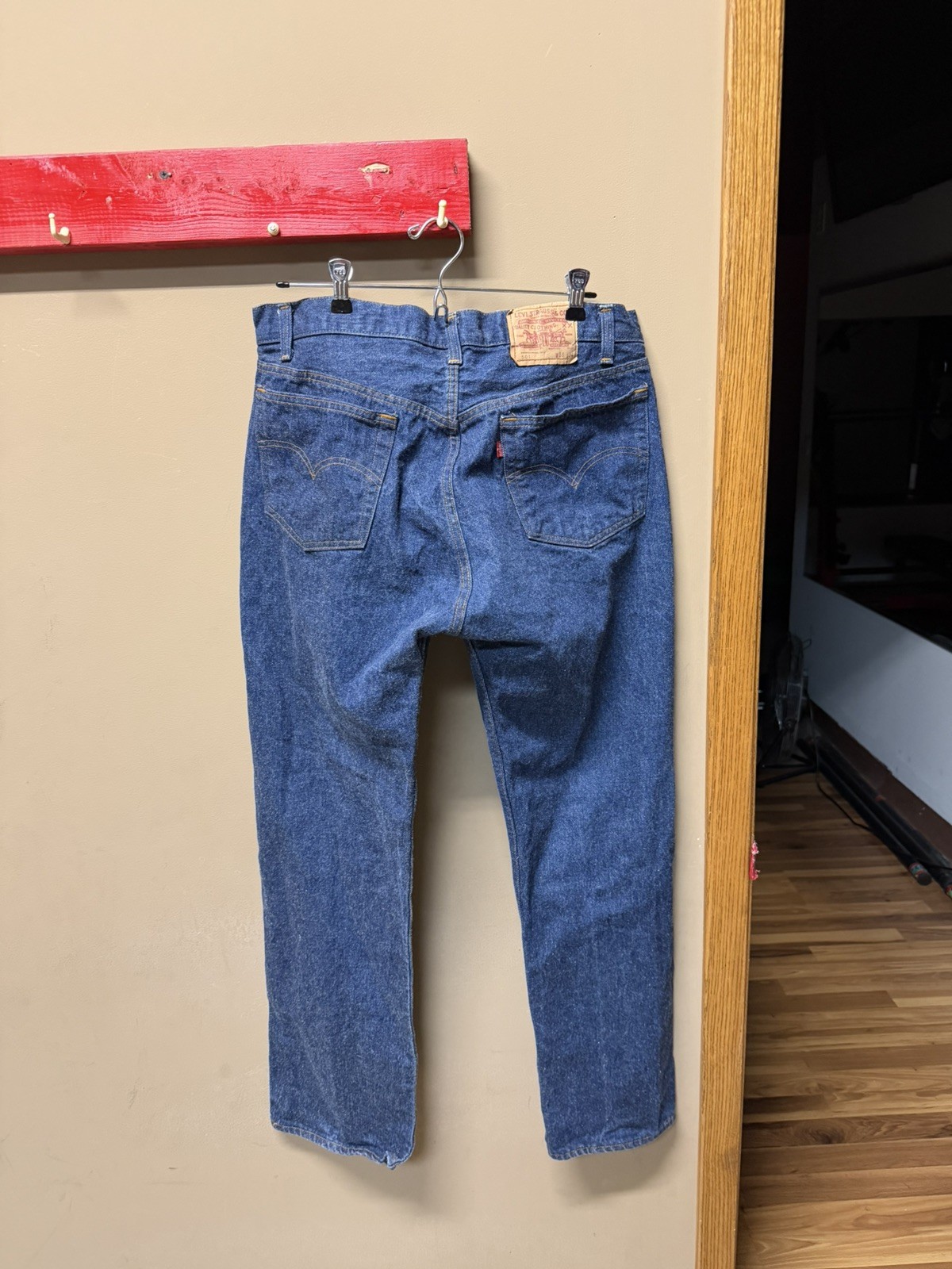 Vintage Levis Jeans Mens 38 (Fits 34x31) 501 XX Shrink to Fit 80s Dark Fuzzy USA