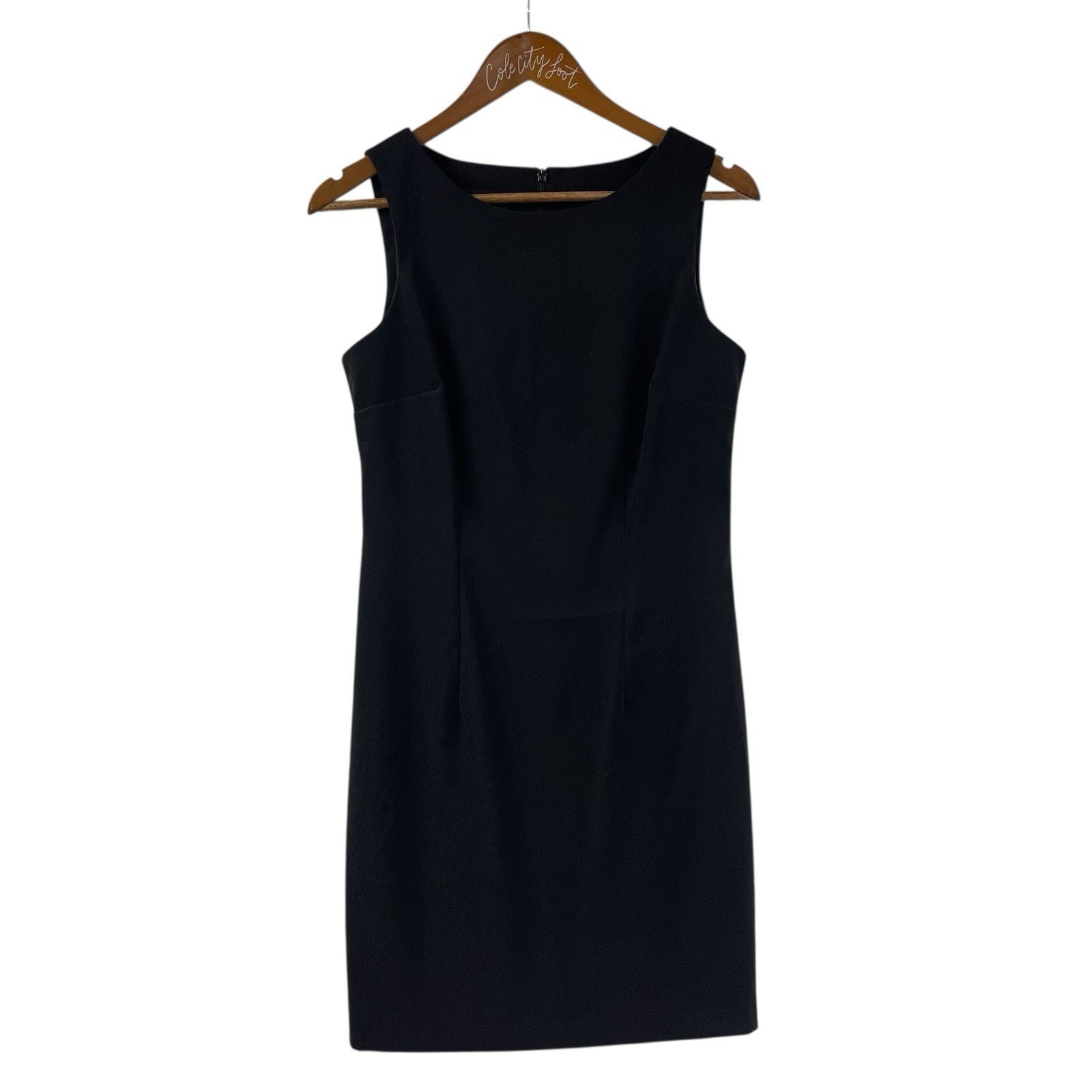 Little Black Dress Sleeveless Sheath Vintage AGB 8 Mini Sleeveless