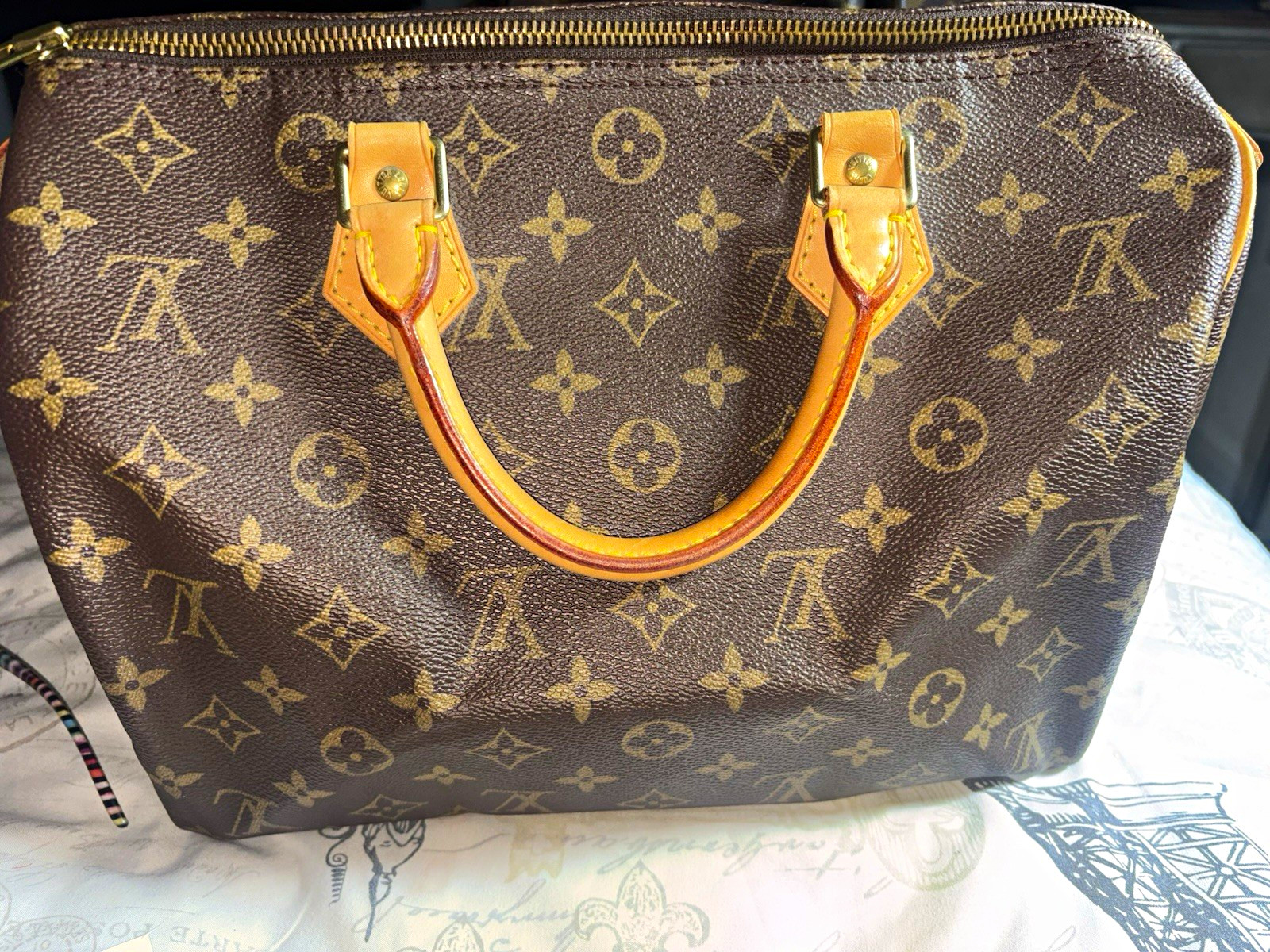 Louis Vuitton Monogram Speedy 30 vintage EUC