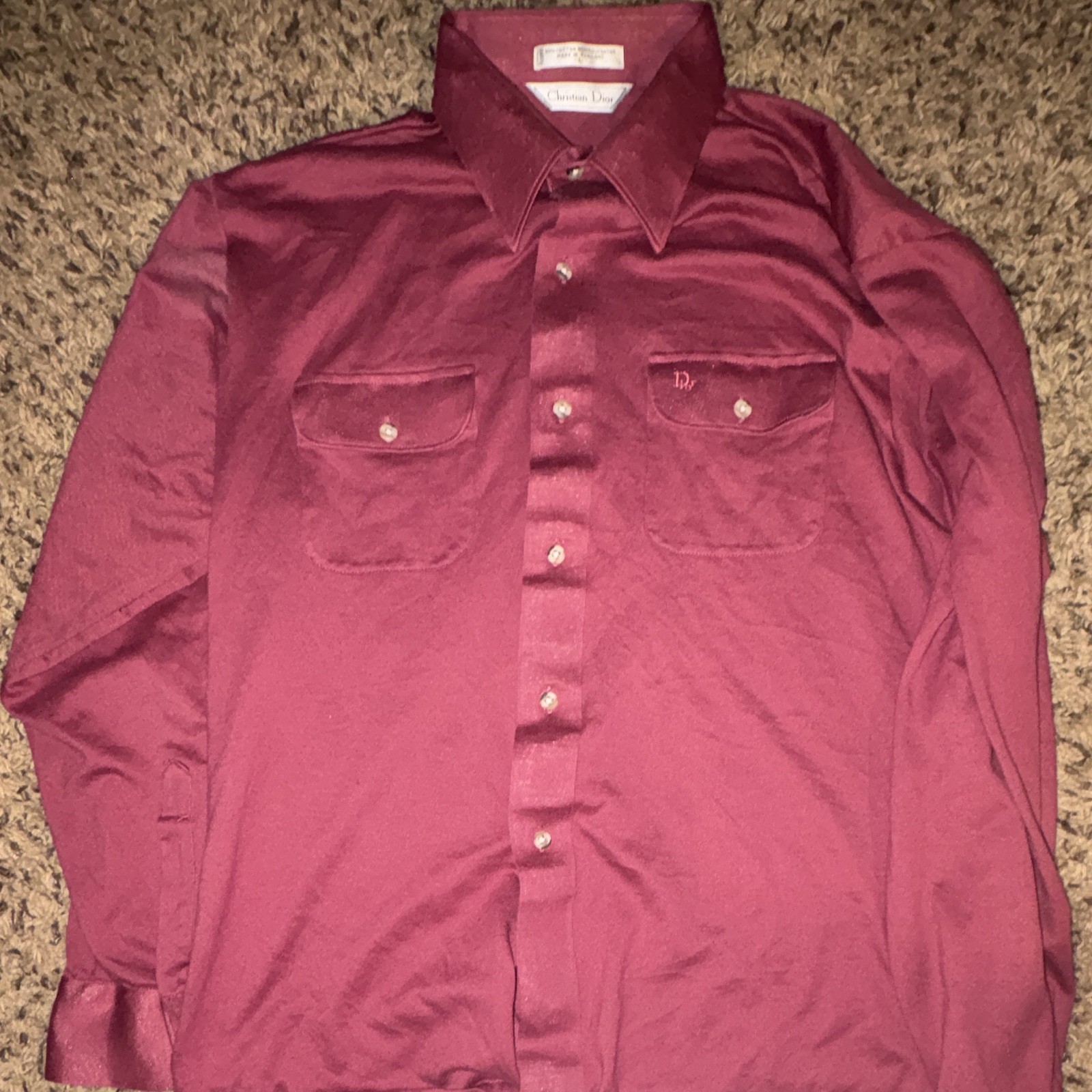 Christian Dior Vintage Button-Up Shirt Size L