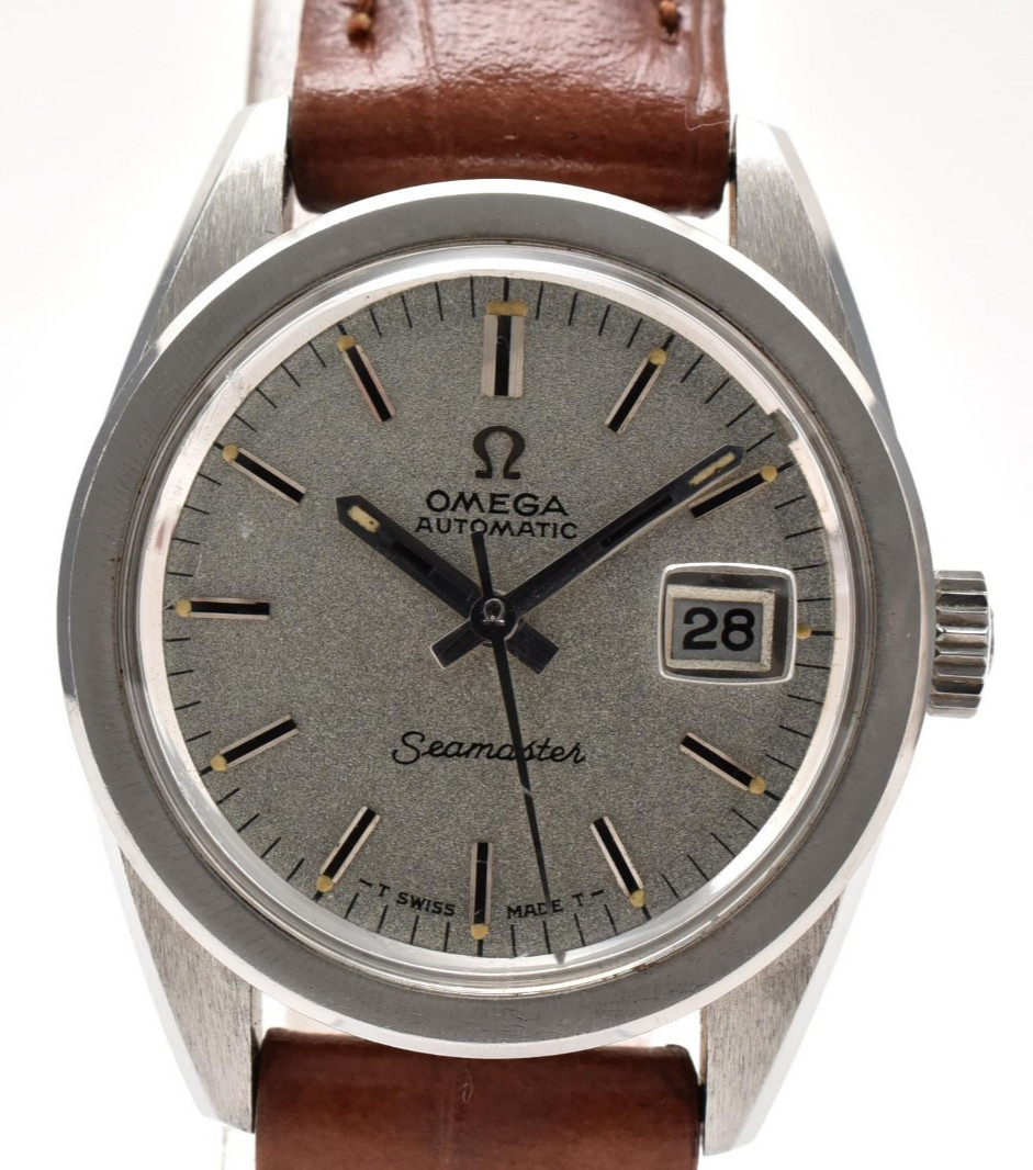 [NEAR MINT] Vintage OMEGA Seamaster Cal.681 AT Sparkle Dial Date 25mm Women