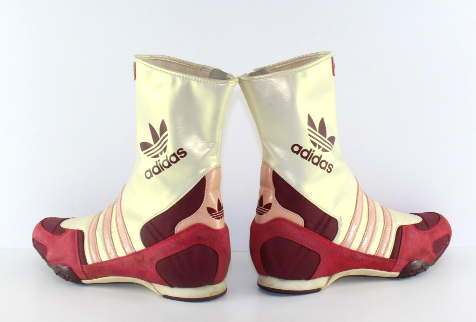 Rare Vintage Women Pink Hi Top Boxing Style Shoes (9.5 US)