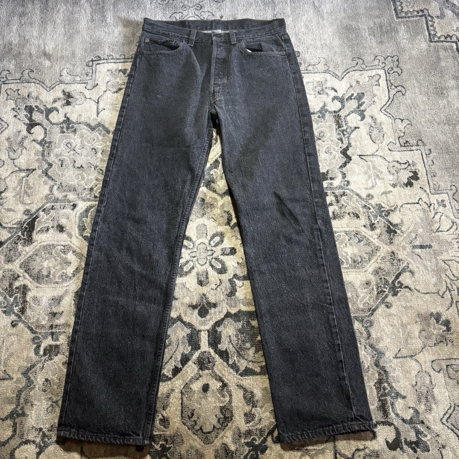 Vintage Levi's 501-0658 Black Jeans 34x34 Made in USA