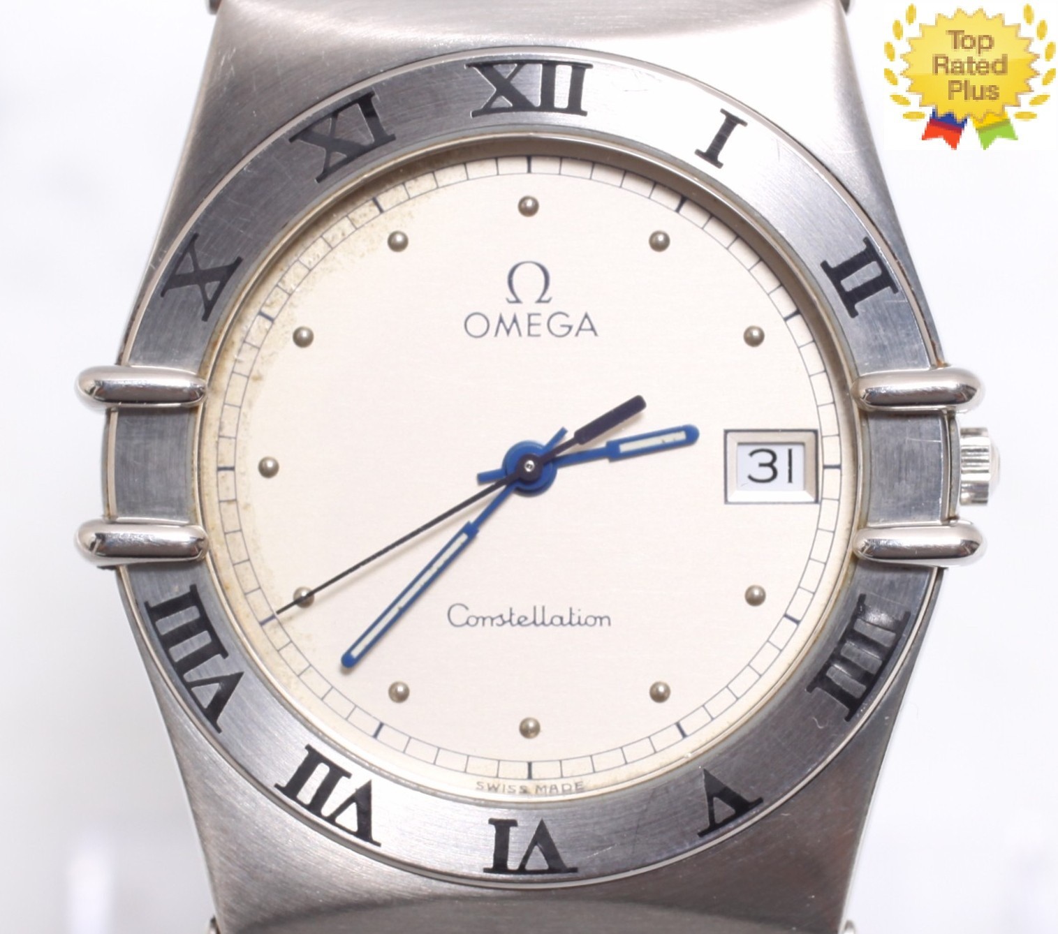 Vintage *Exc+5* OMEGA Constellation 396.1070 Quartz 33mm Men's Watch From JAPAN