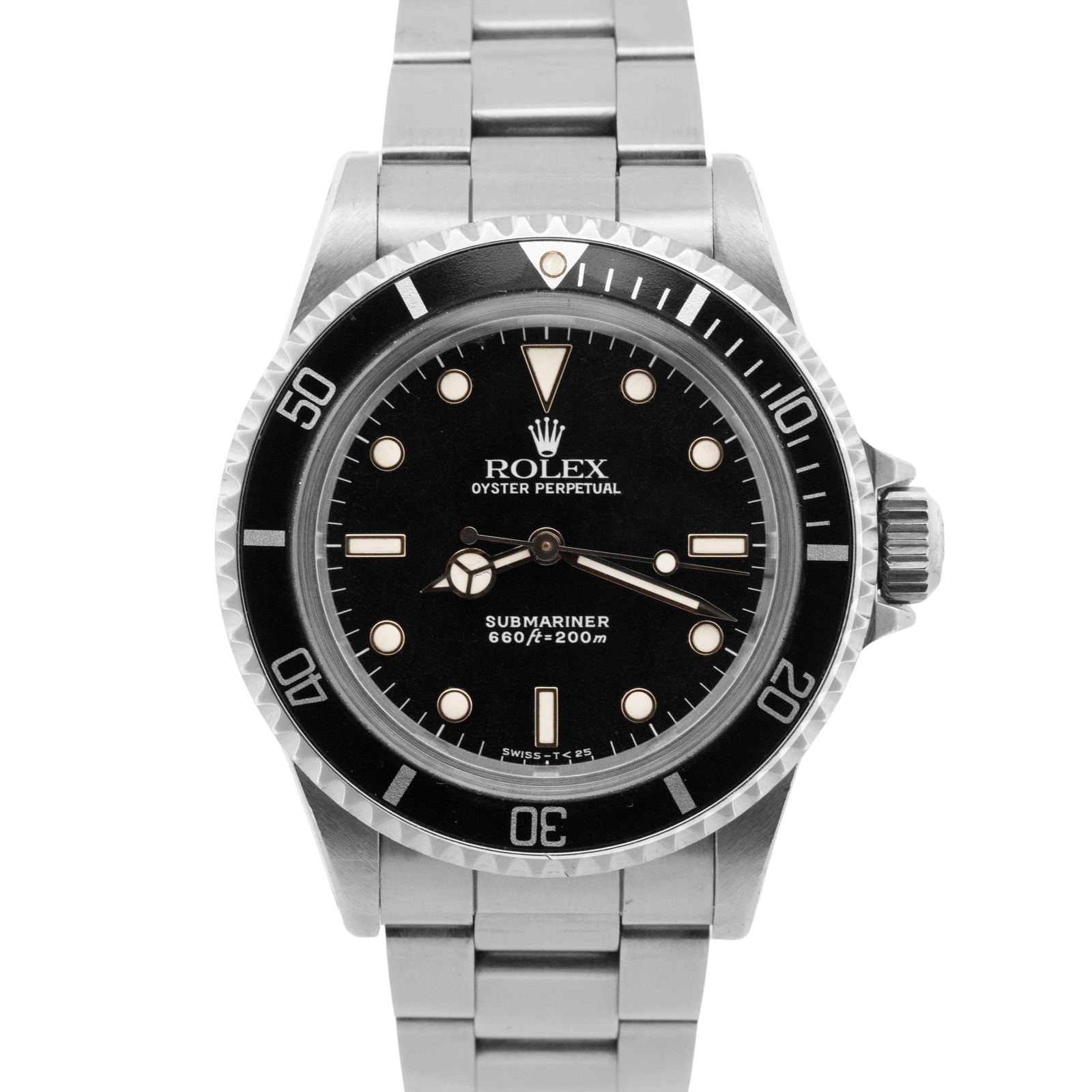 UNPOL. VINTAGE Rolex Submariner Spider Black 40mm Stainless Steel Automatic 5513