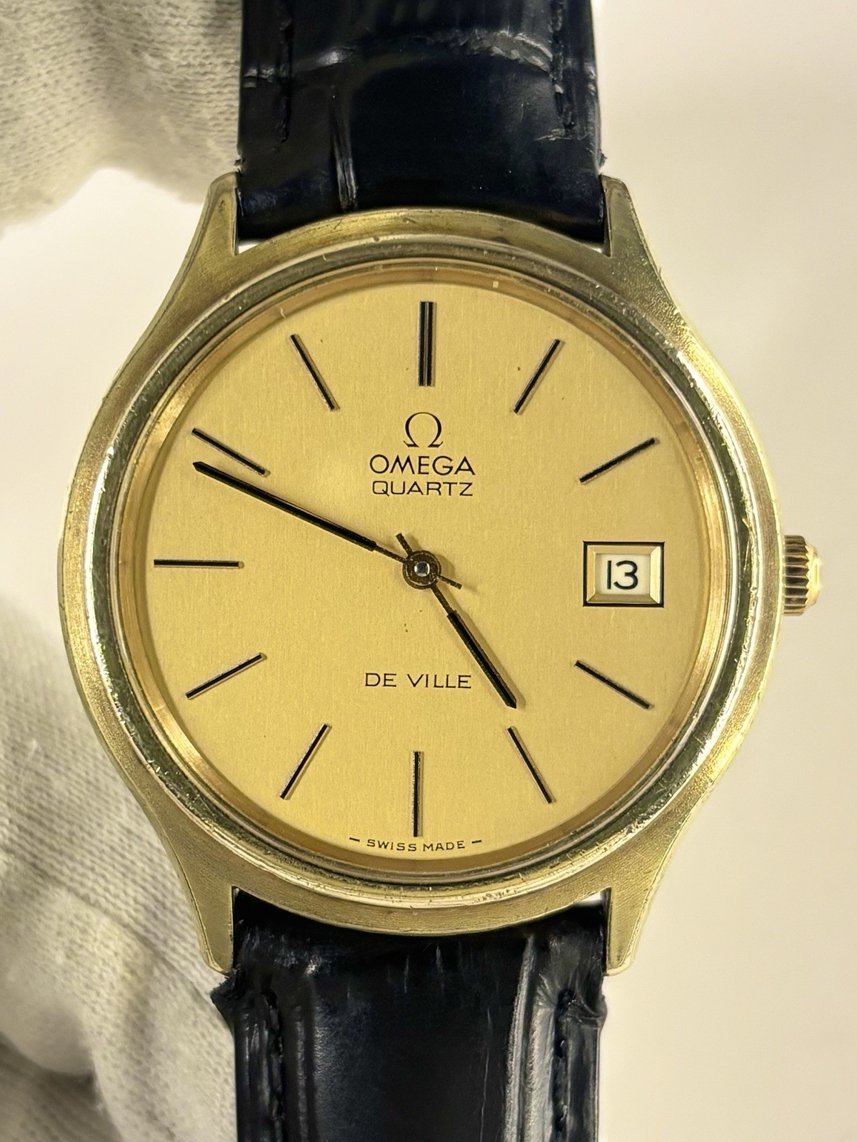 OMEGA De Ville Vintage 1970’s Men’s Date Gold Dress Watch