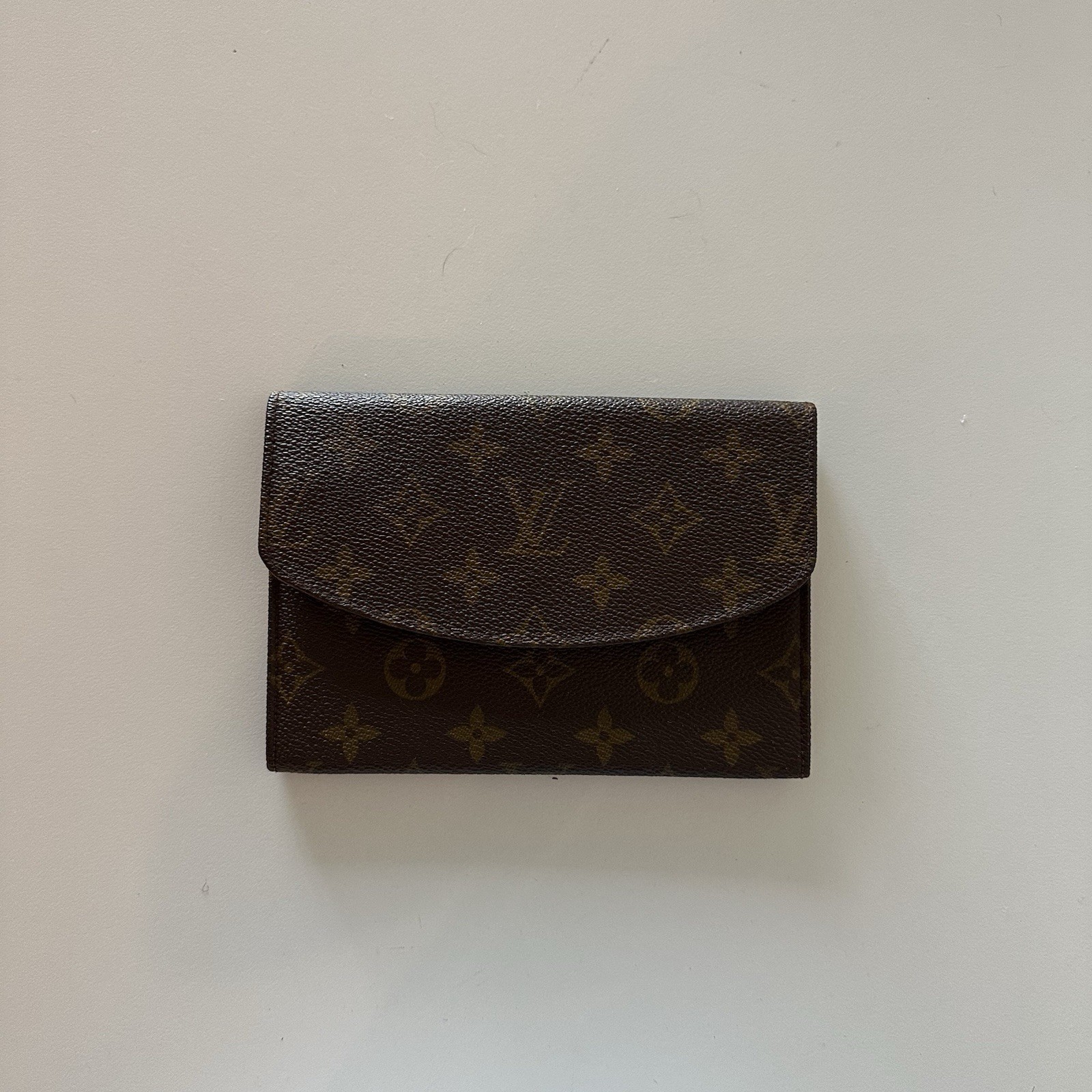 Vintage LOUIS VUITTON Monogram Pochette Rabat 18? Clutch Bag Vintage Logo