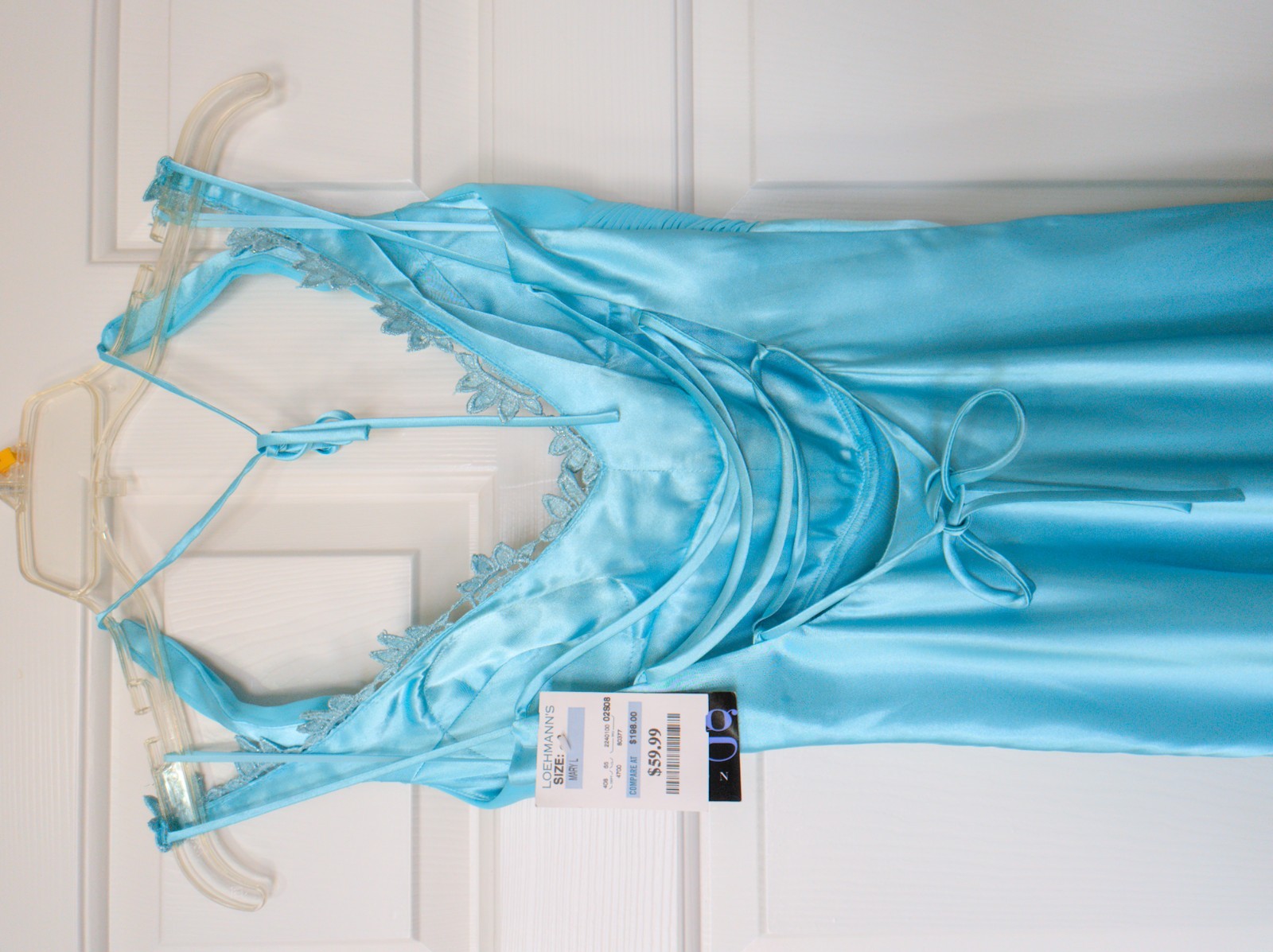 Maryl By Loehmanns. color BlueTopaz Evening Gown With Tags Size 2