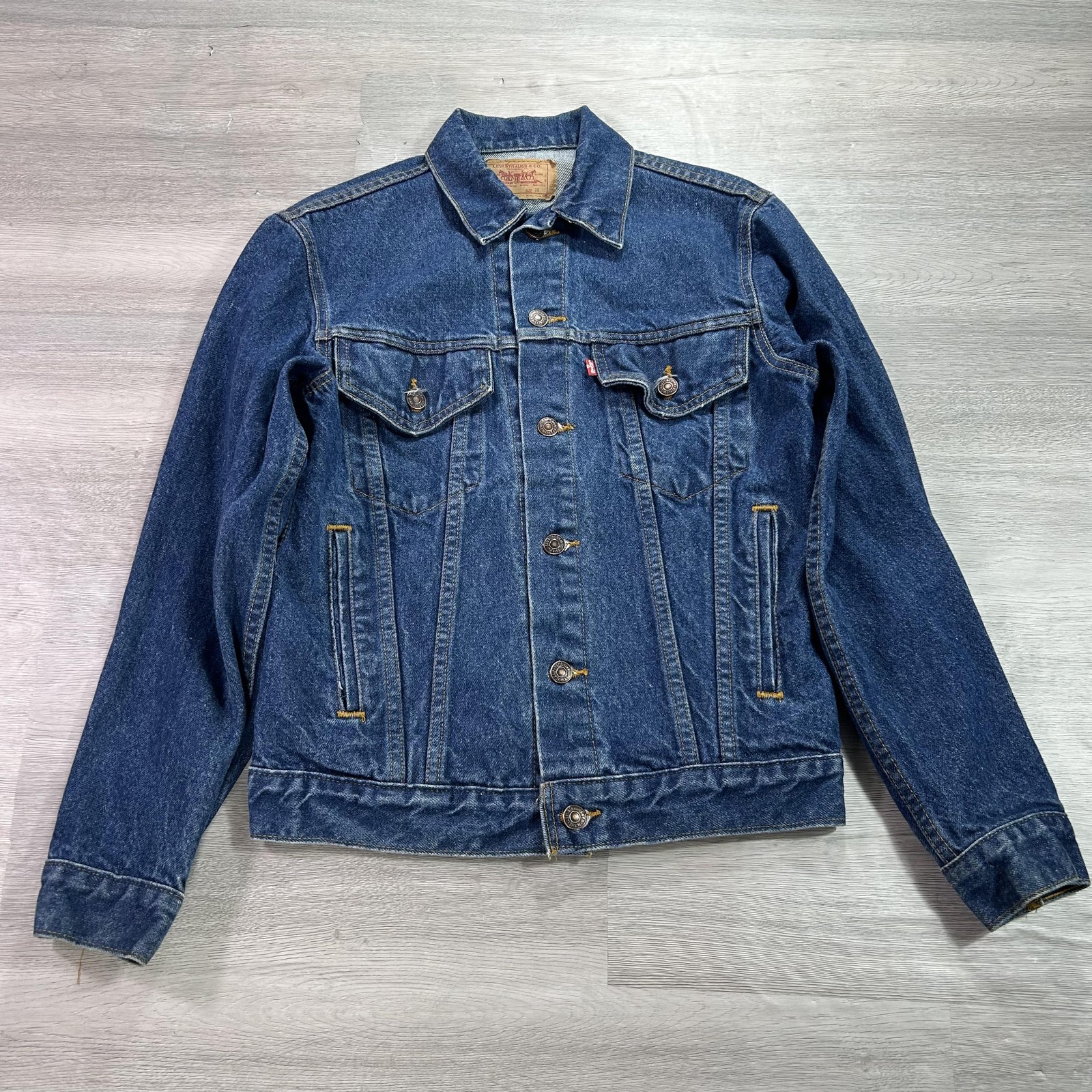 VINTAGE Levi's Jacket Mens 36 Blue Denim Trucker Jean 70506-0217 USA 80s