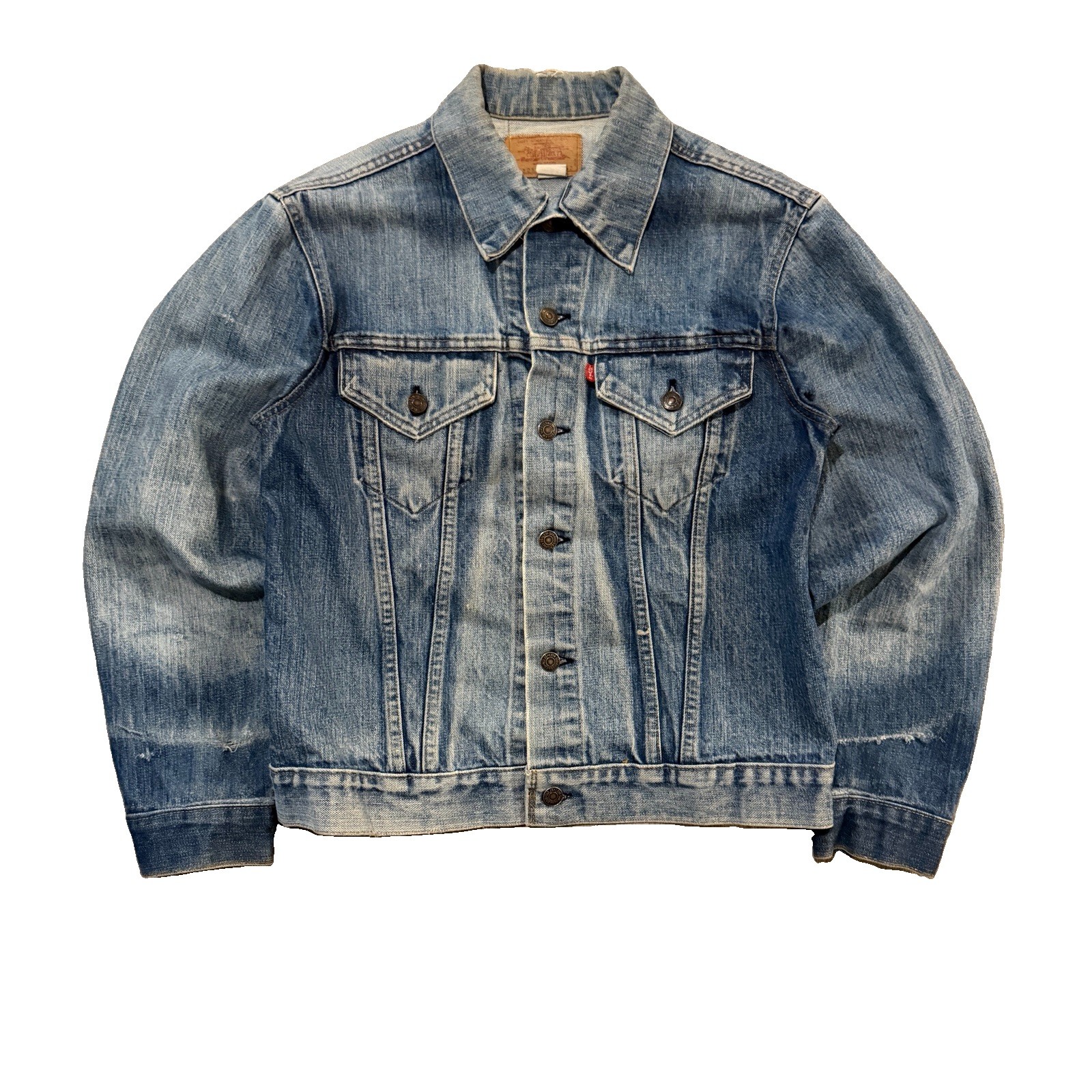 Vintage 70s Levi’s Men’s Denim Blue Jean Jacket - Size 40 - 70505 0217 type 3