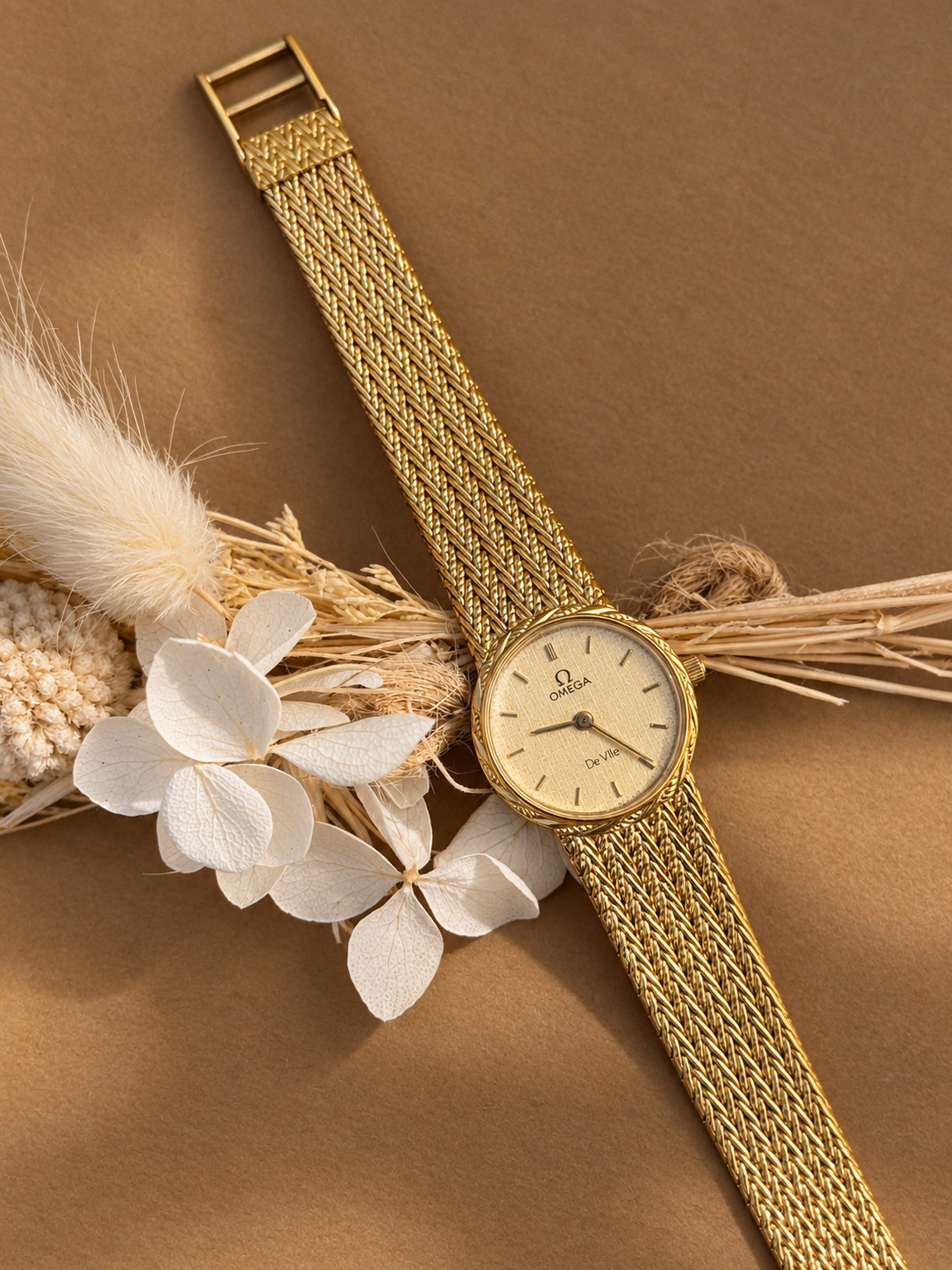 OMEGA (Rare NOS) Vintage Women’s Watch - Gold Tone De Ville