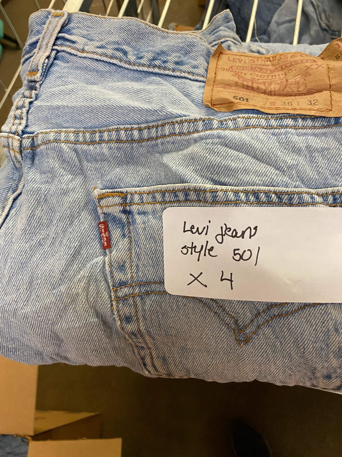 Vintage Levi's 501 Original Jeans - Light Wash