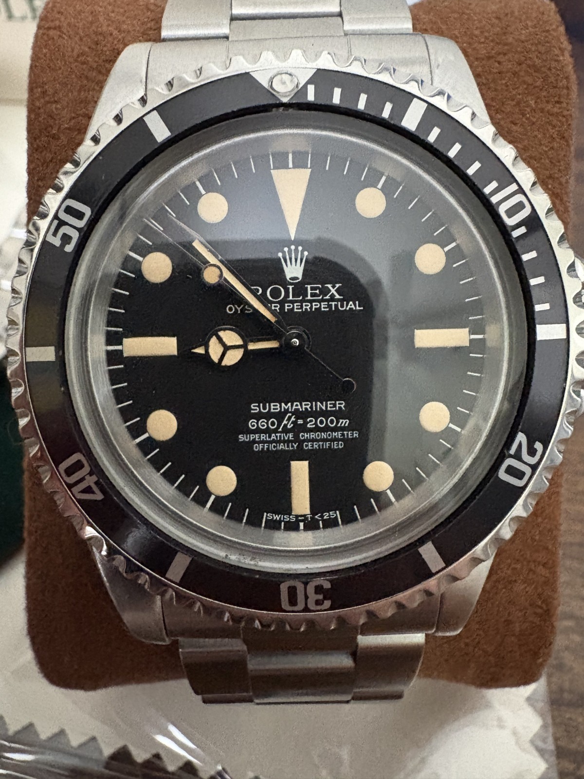 1968 Rolex Submariner 5513 Vintage Cal. 1520 RSC Serviced 2025 + 2 Bracelets
