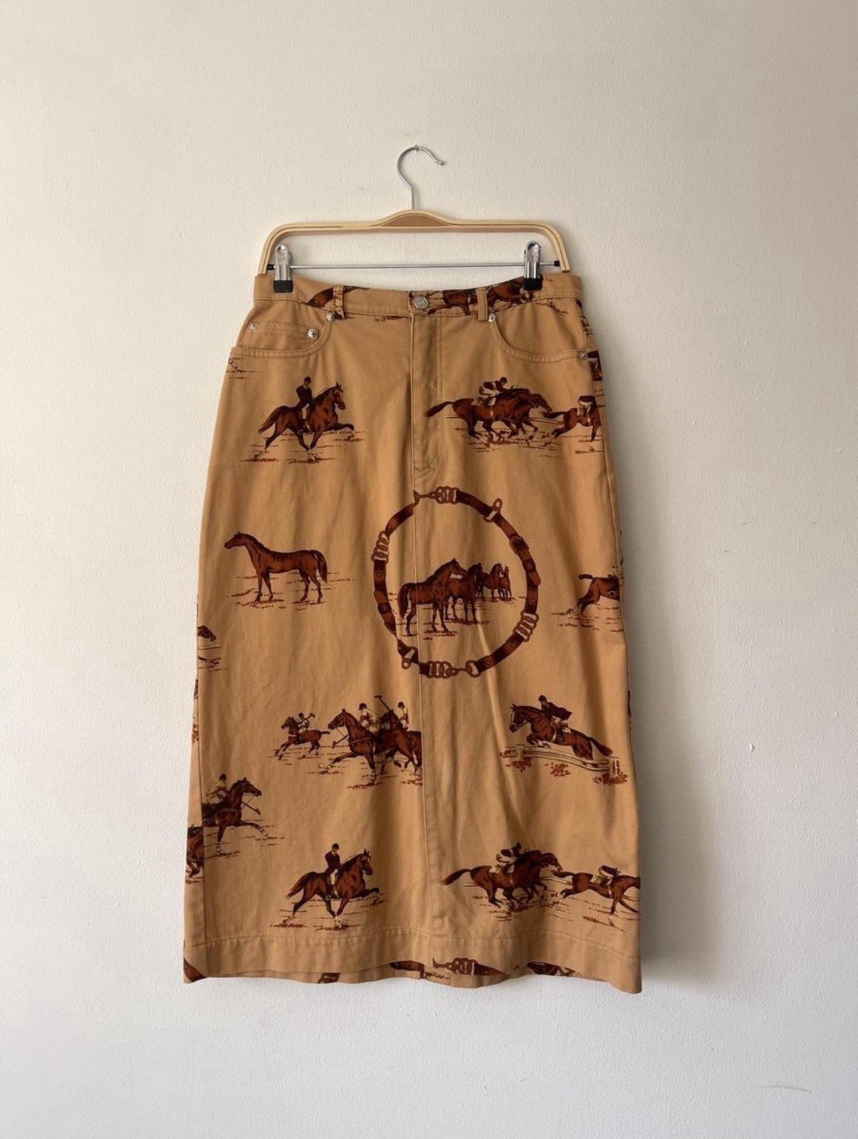 vintage ralph lauren equestrian skirt