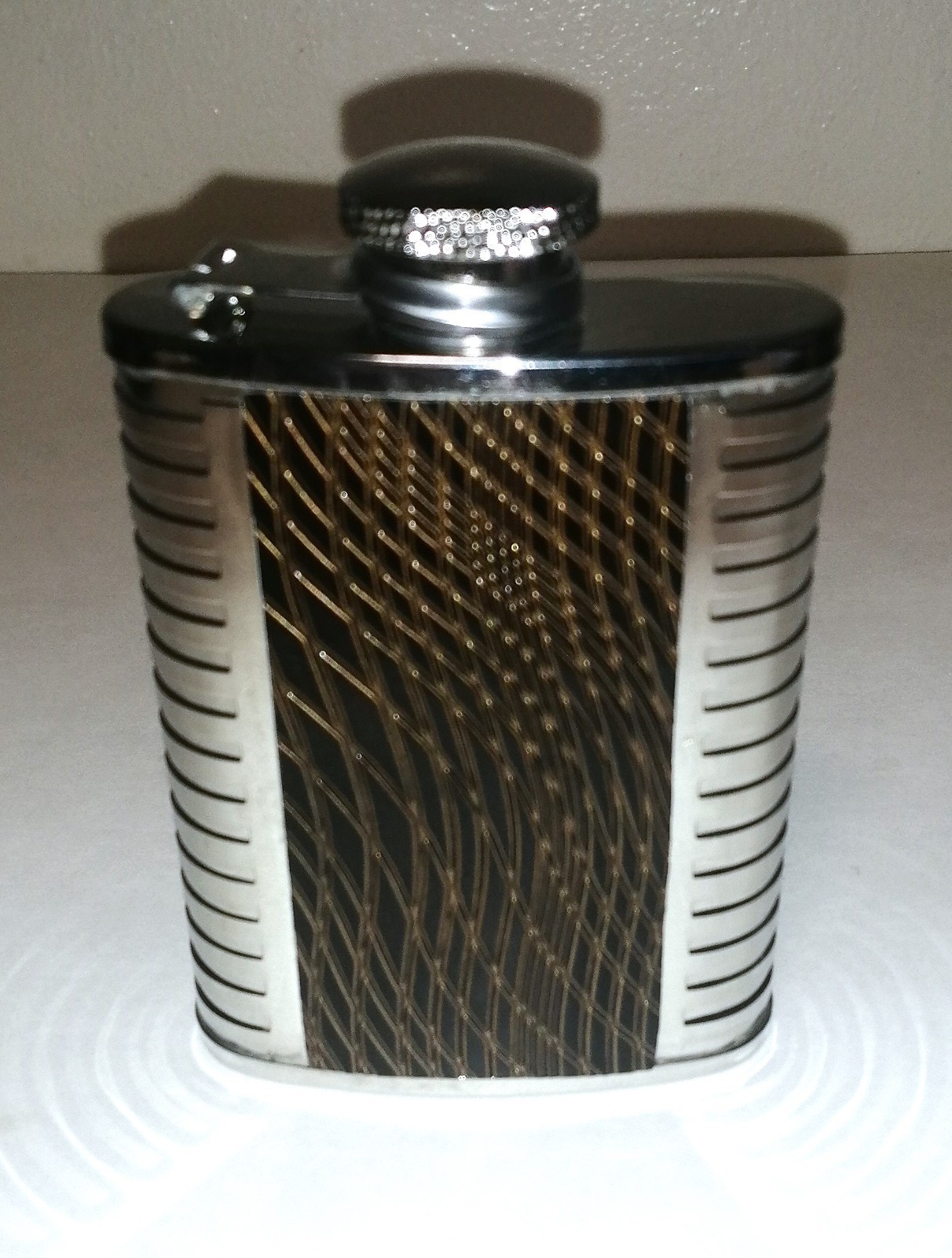 Vintage Stainless Steel 4.5 oz Hip Flask
