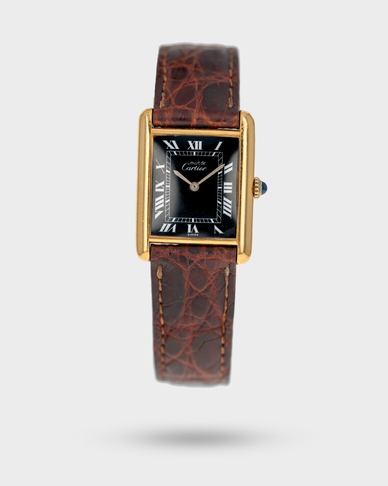 1970's Vintage Vermeil Cartier Tank Must de Large Model - Serviced