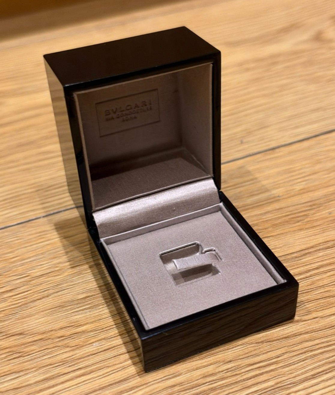 Genuine Original Vintage Bvlgari Bulgari Jewellery Ring Presentation Box Case