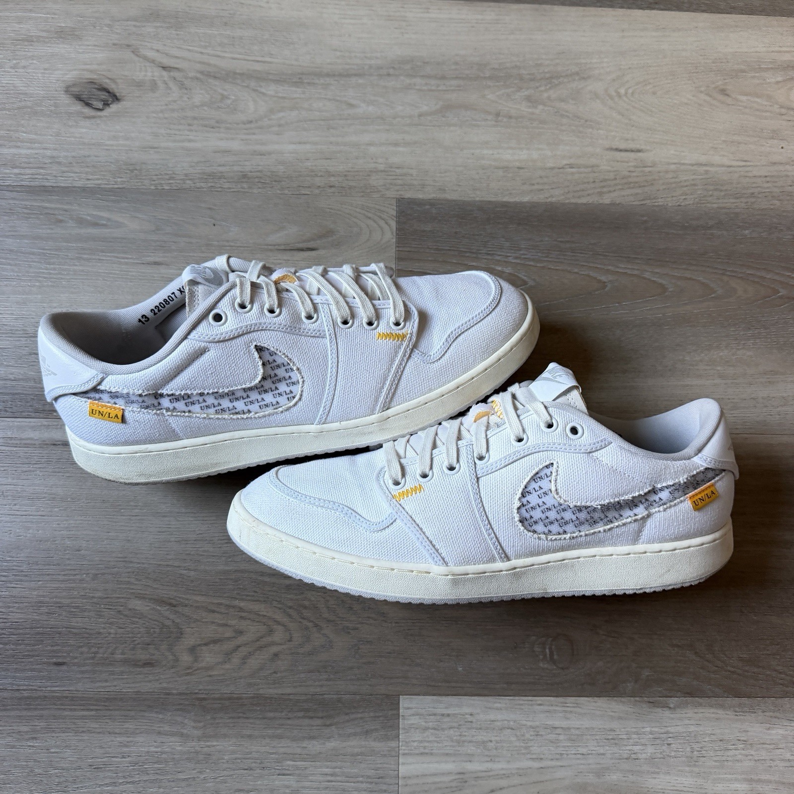 Nike Air Jordan 1 AJKO Low SP Mens Size 13 Sneakers Union White DO8912-101