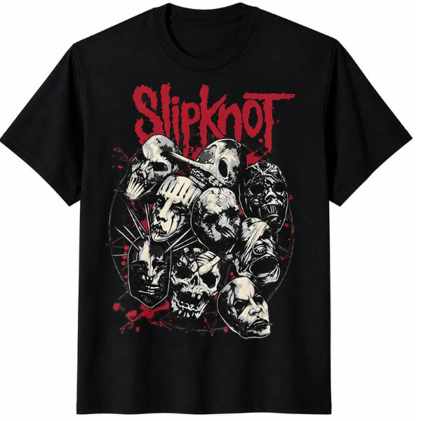 Vintage Metal Band Shirt, Skull Horror T Shirt, Nu Metal Style Graphic Tee