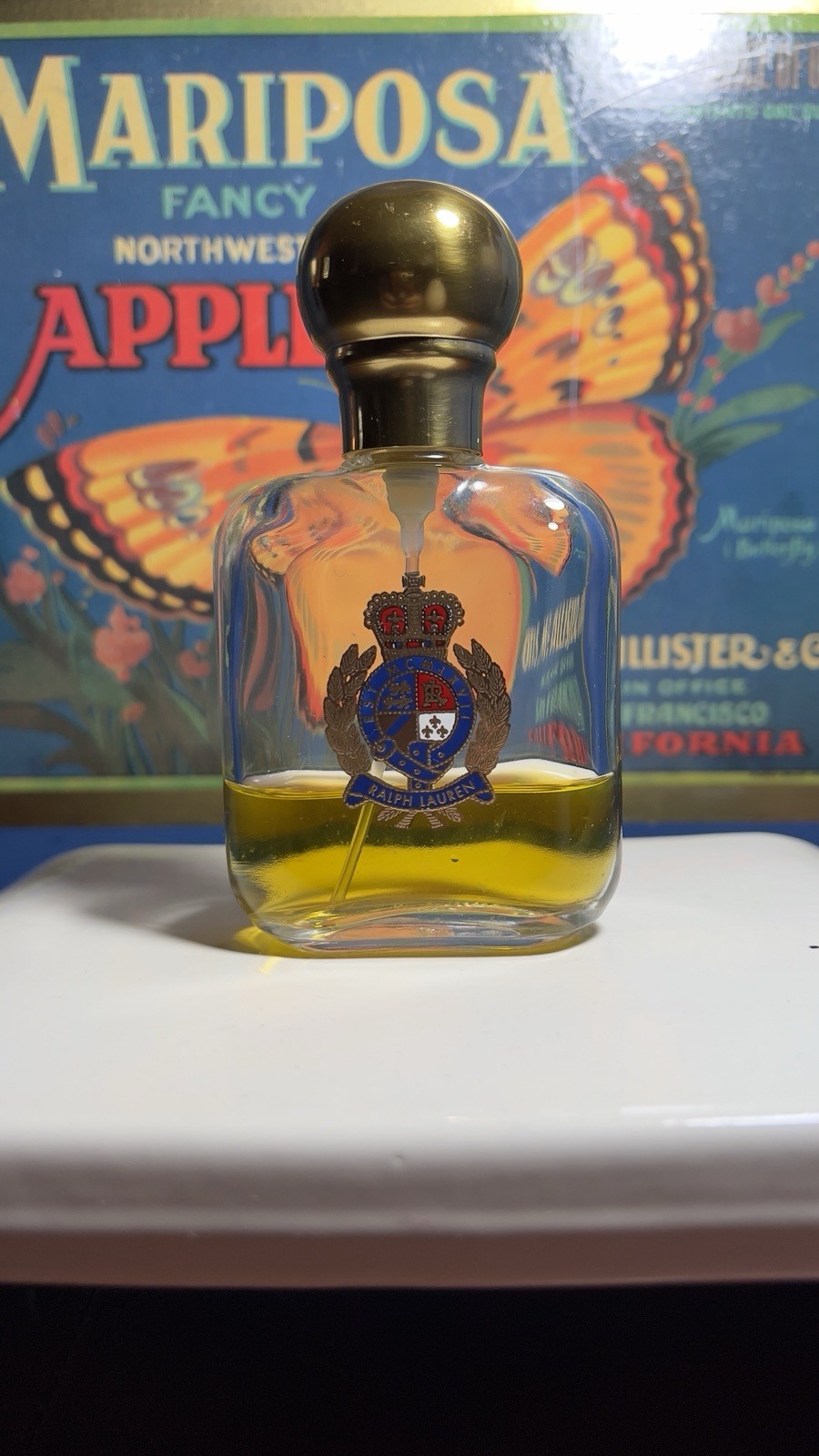 Rare Vintage Ralph Lauren Polo Crest Eau De Toilette Splash Men's 2.0 Fl oz