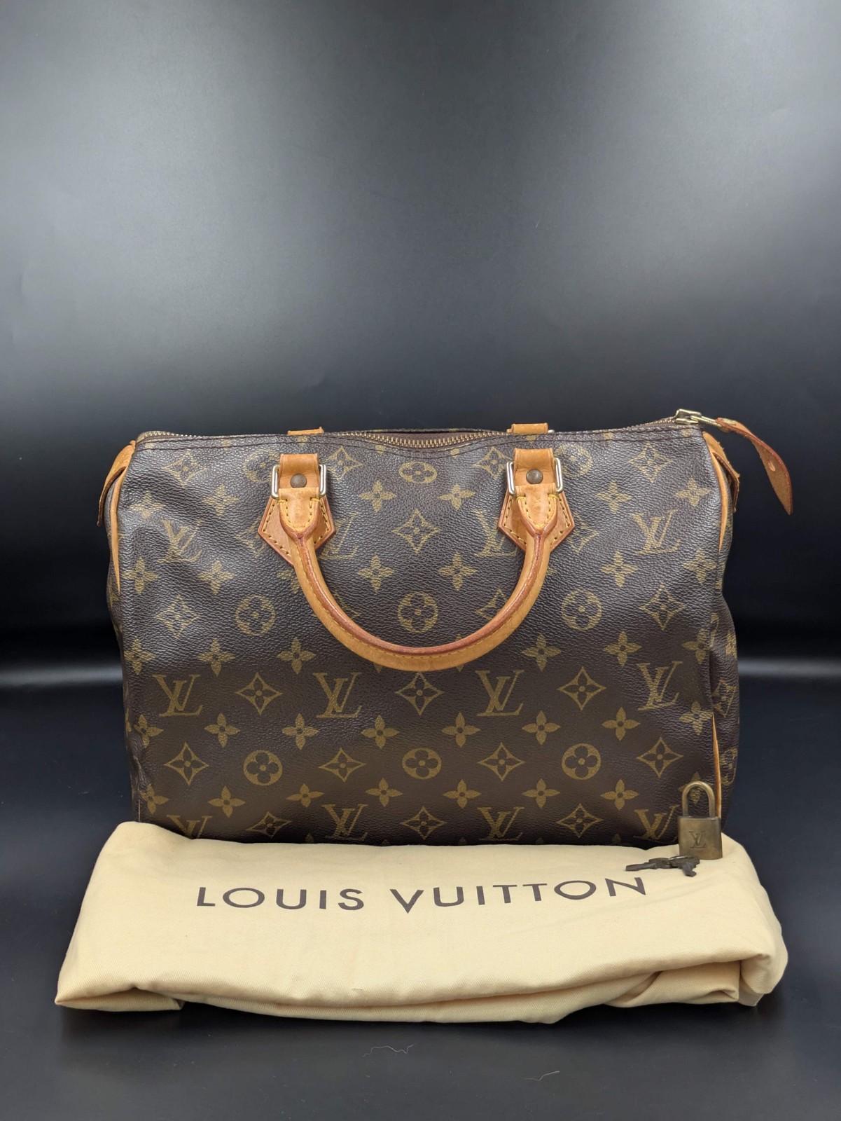 Sac Louis Vuitton Speedy 30 Monogram Vintage - Dust bag inclus