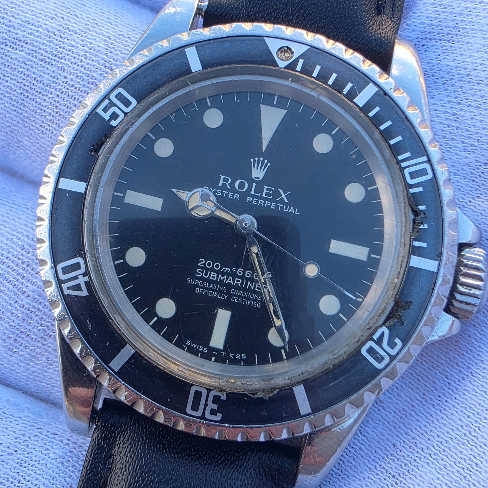 1969 Rolex 5512 Submariner Four Lines Meters First Vintage Watch