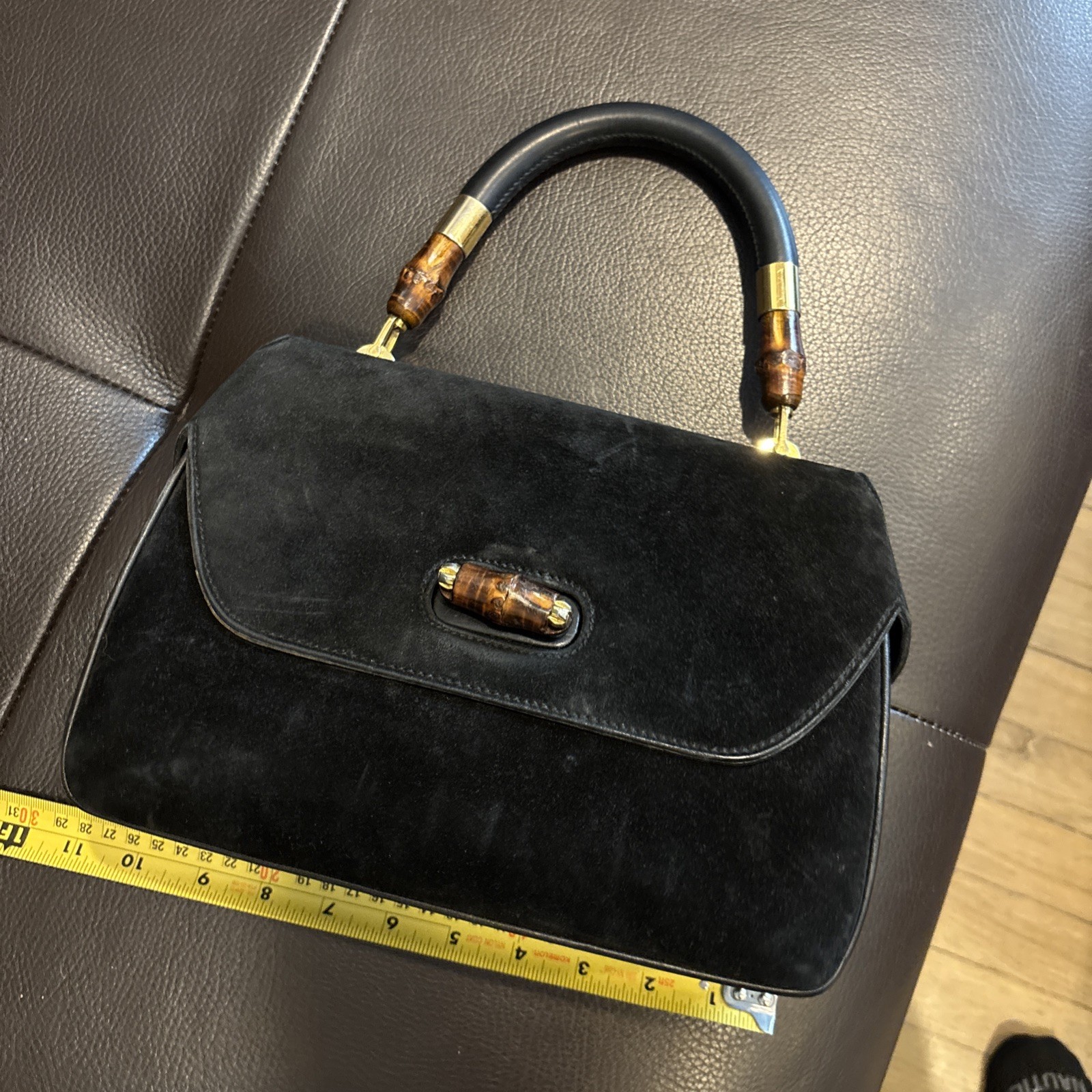 Gucci bamboo suede bag Vintage