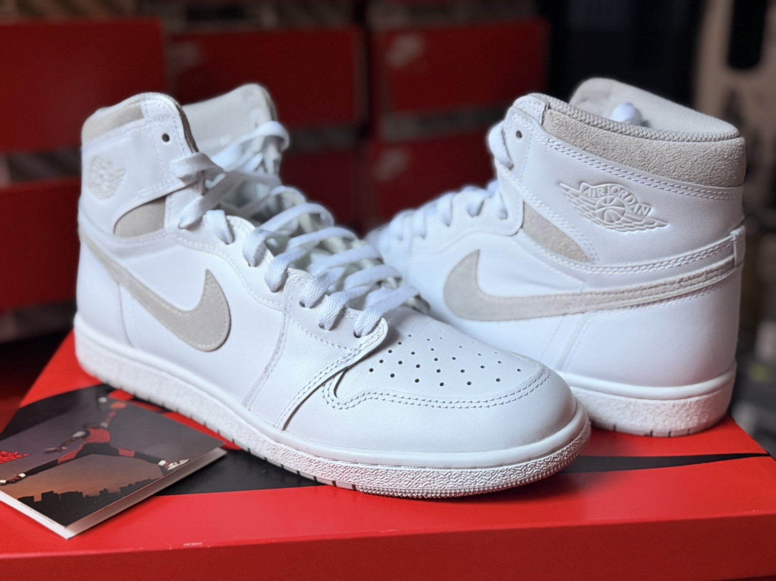 Air Jordan 1 High OG 85 Retro Neutral Grey 2021 OG Nigel Bred 10.5