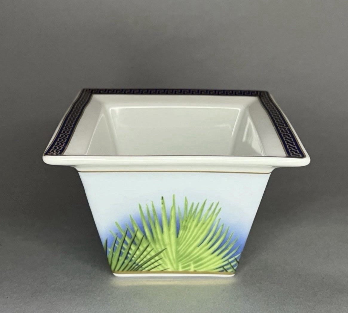 Vintage Versace for Rosenthal "Jungle" Porcelain Cache Pot, Planter