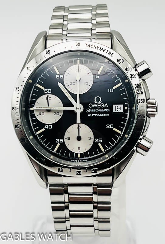 Vintage Omega Speedmaster 375.0043 Steel 39mm Automatic Chrono Watch