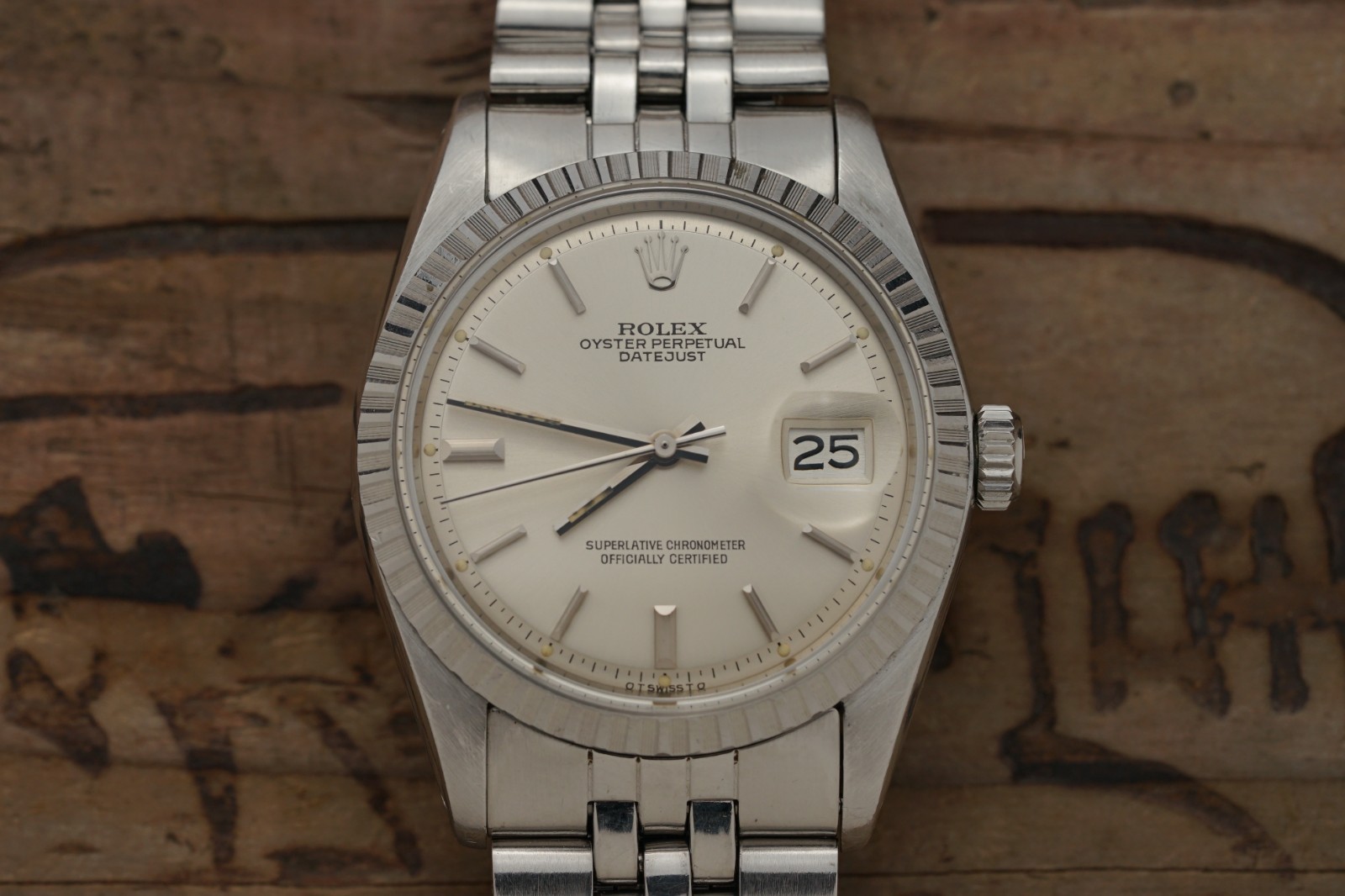 c1974 Serviced ROLEX Vintage DateJust 1603 σ dial 36mm cal.1570 #1624