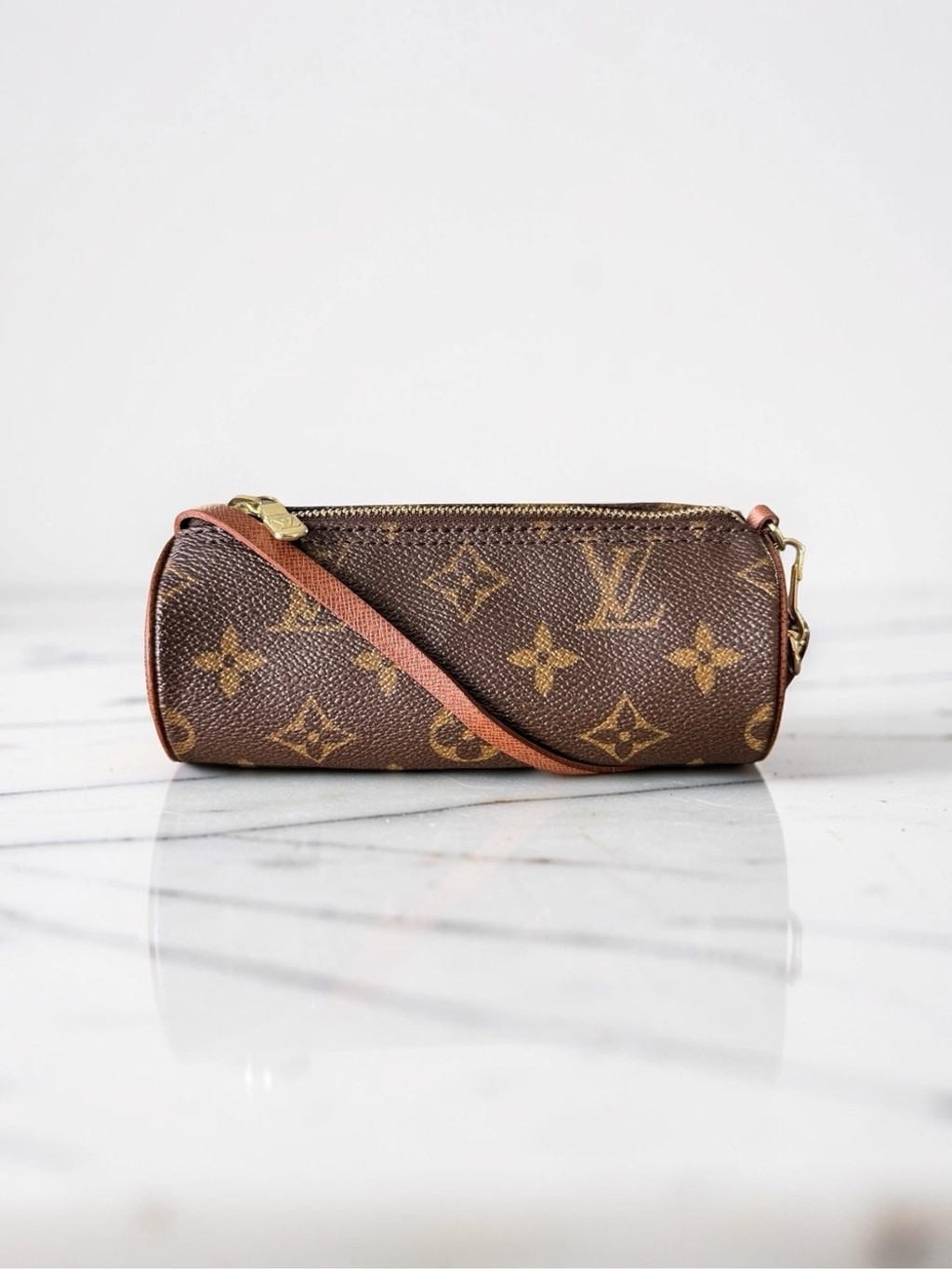 Louis Vuitton Vintage Monogram Mini Papillon Pochette Pouch Bag