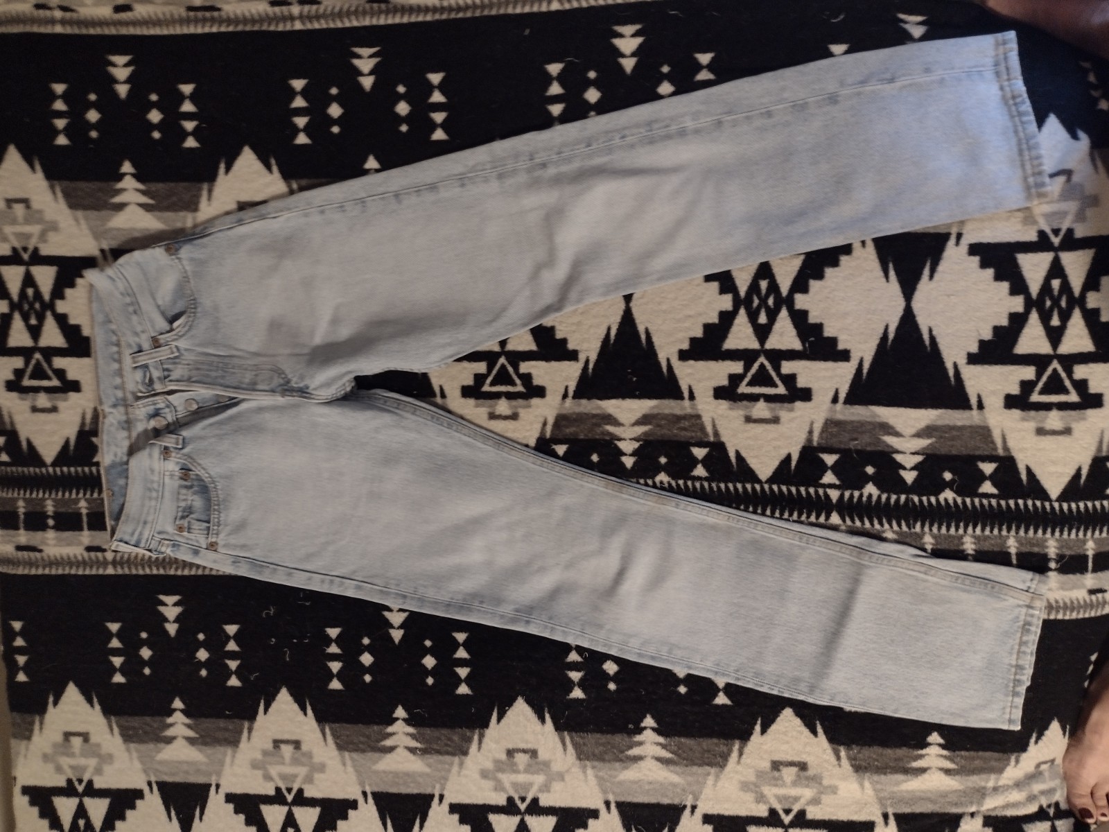 Vintage 90's Levi's 501 Women's High Rise Straight Leg Light Wash Jeans W26 L32