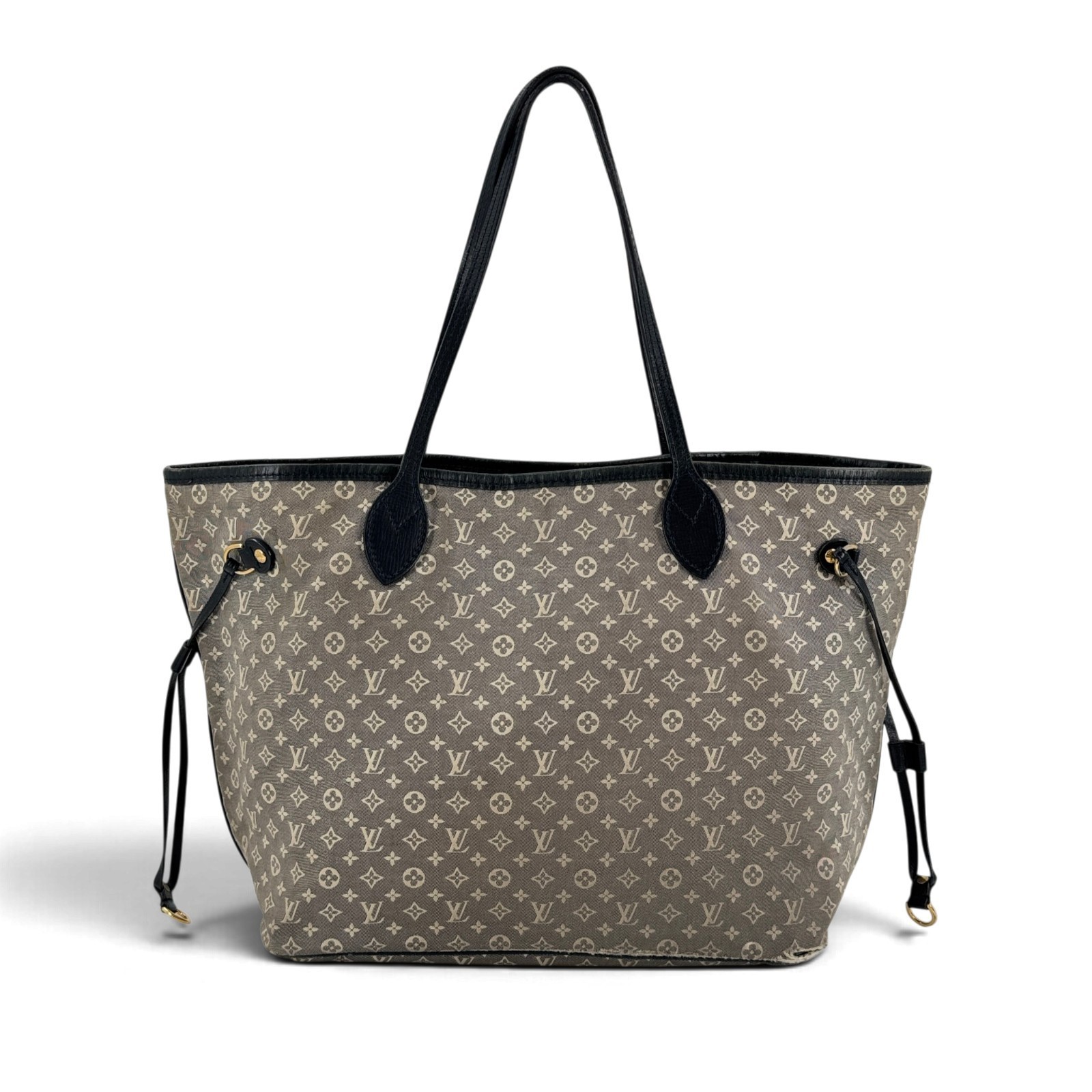 LOUIS VUITTON Neverfull MM Monogram Idylle Mini Lin Canvas Tote Bag Purse Auth