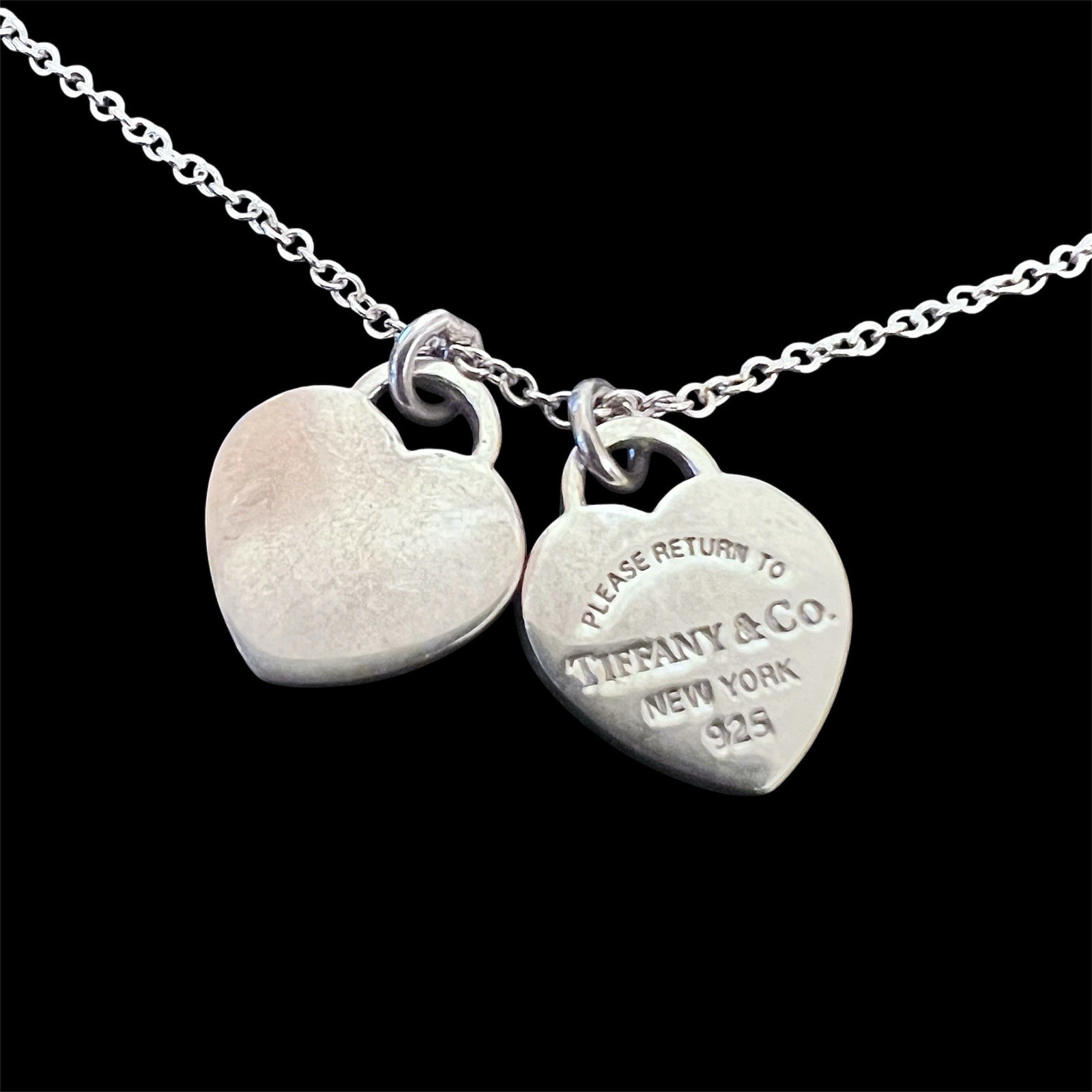 Vintage Tiffany&Co. Sterling Return To Tiffany Heart Tag Pendant Necklace, 16”
