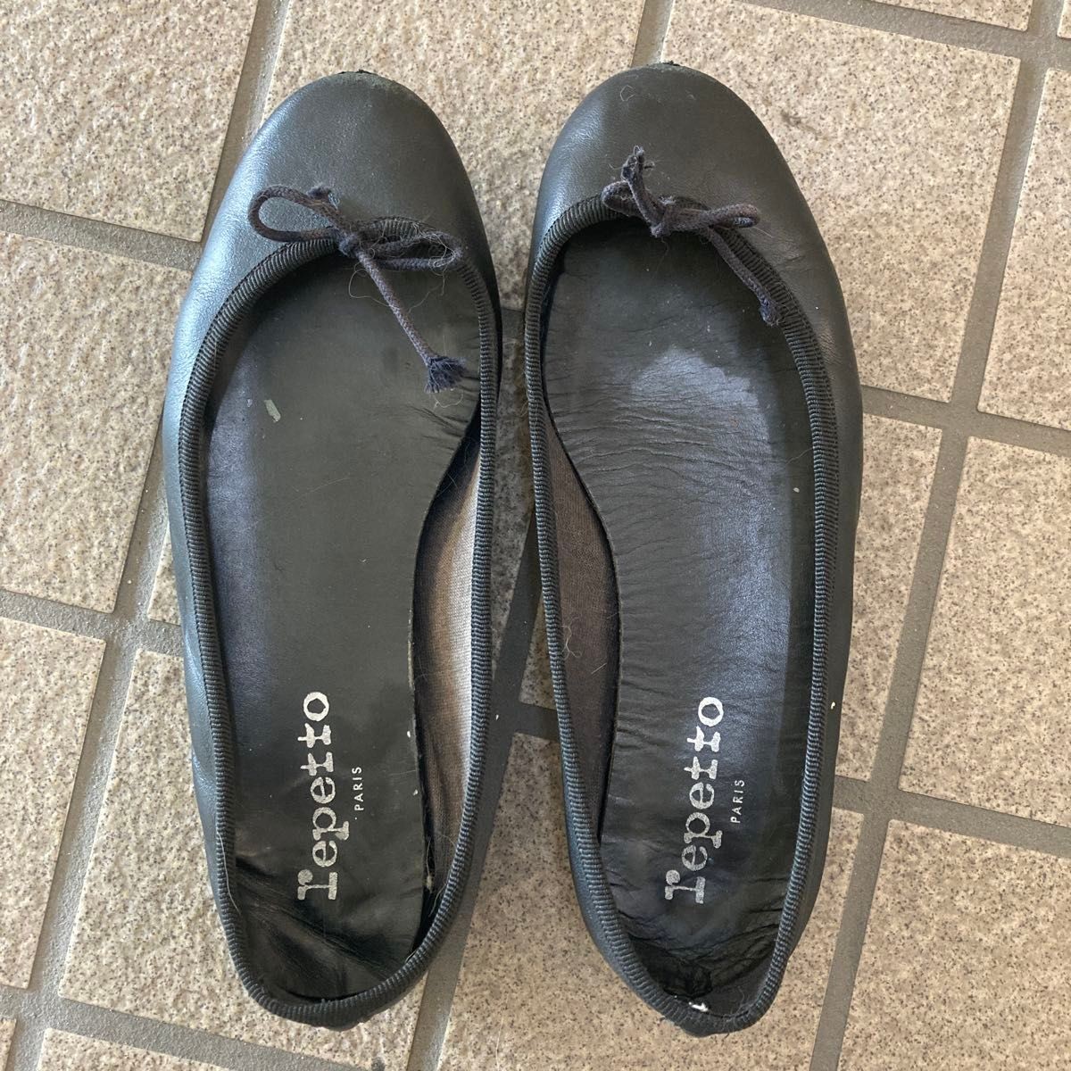 Repetto Cendrillon Leather Ballet Flats EU35 Black France