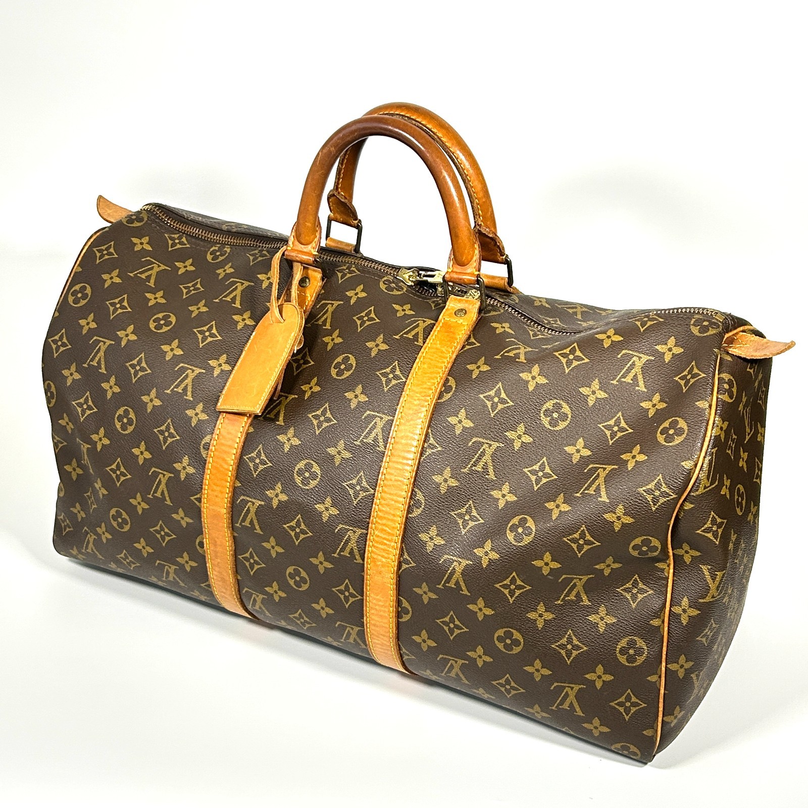 Louis Vuitton Keepall 50 Monogram Boston Bag Travel Vintage Canvas LV Japan
