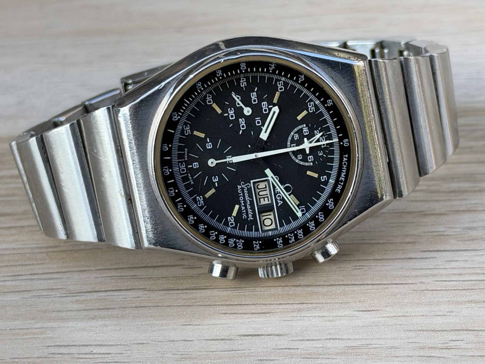 Omega Speedmaster 176.0015 Vintage Chronograph Automatic Working Mens