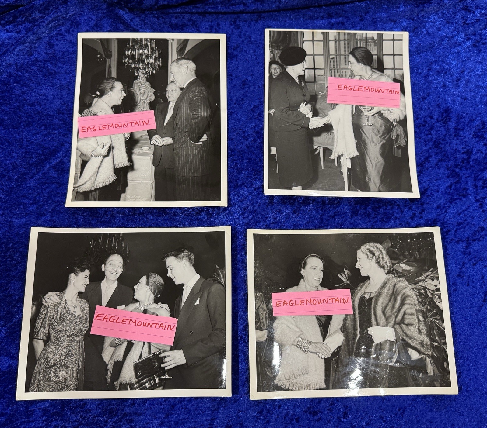 9 Rare 8 x 10 Vintage Photos of Elsa Schiaparelli One Includes Jane Pickens