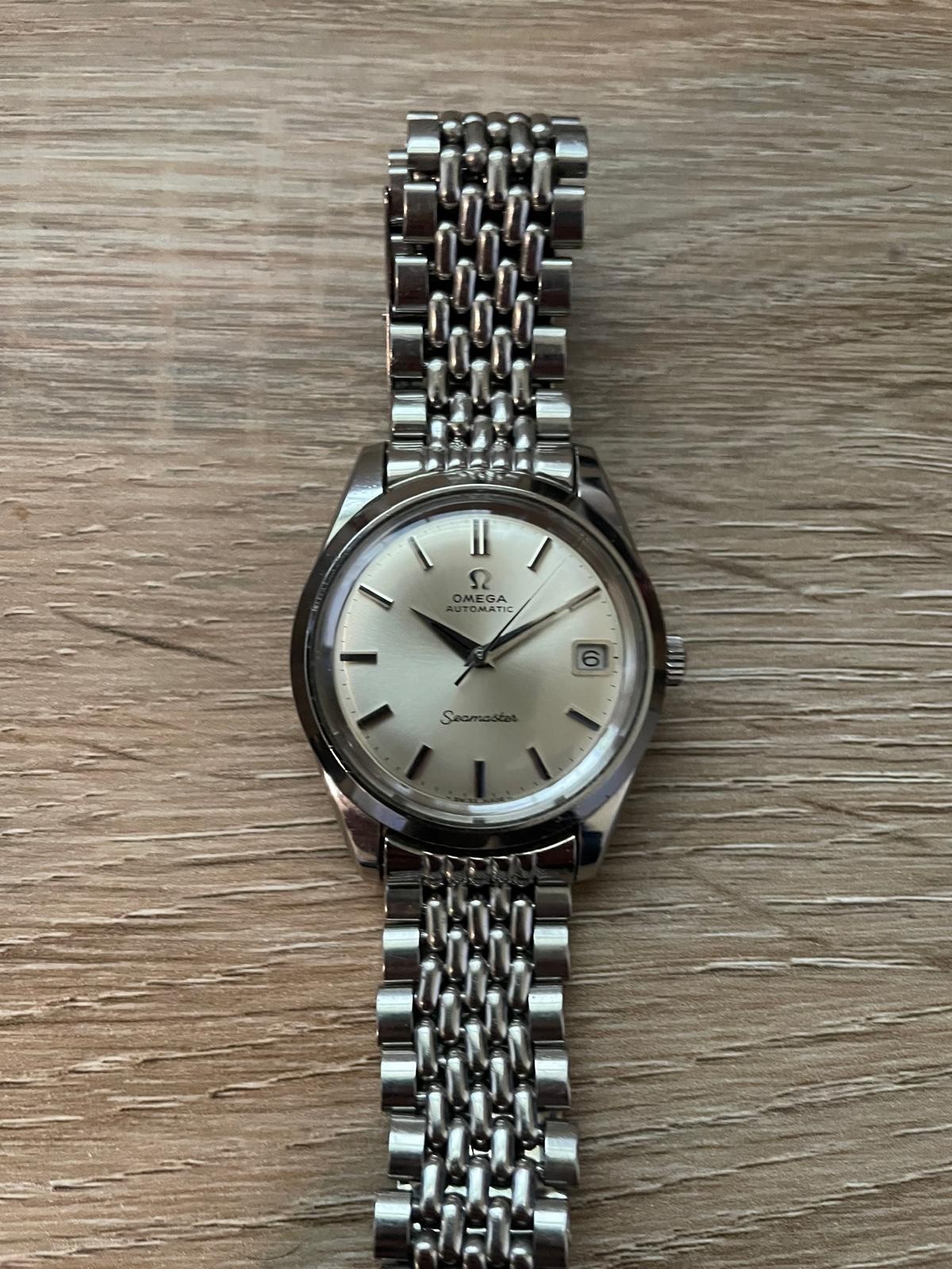 Vintage Omega Seamaster 166.010 Perfect Condition Original Beads of Rice Bracele