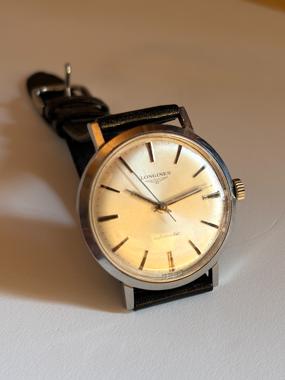 Vintage Longines Automatic Cal.342 Ref.8478-4 35mm Stainless Steel Swiss Watch