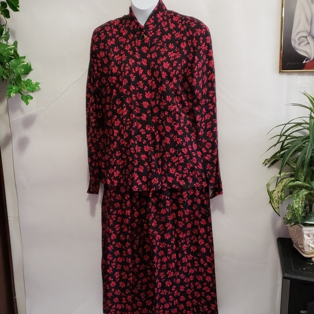 Country Sophisticates by Pendleton Vintage Skirt Suit Size 14 NWOT