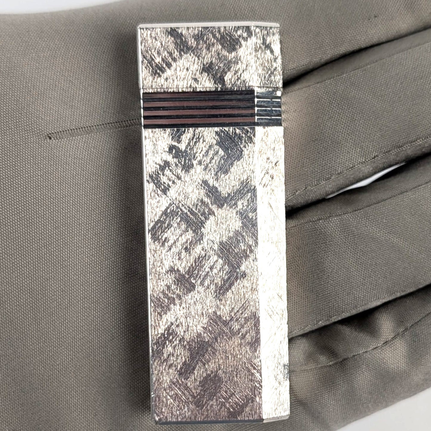 Cartier Vintage Pentagon Silver Lighter Excellent Condition