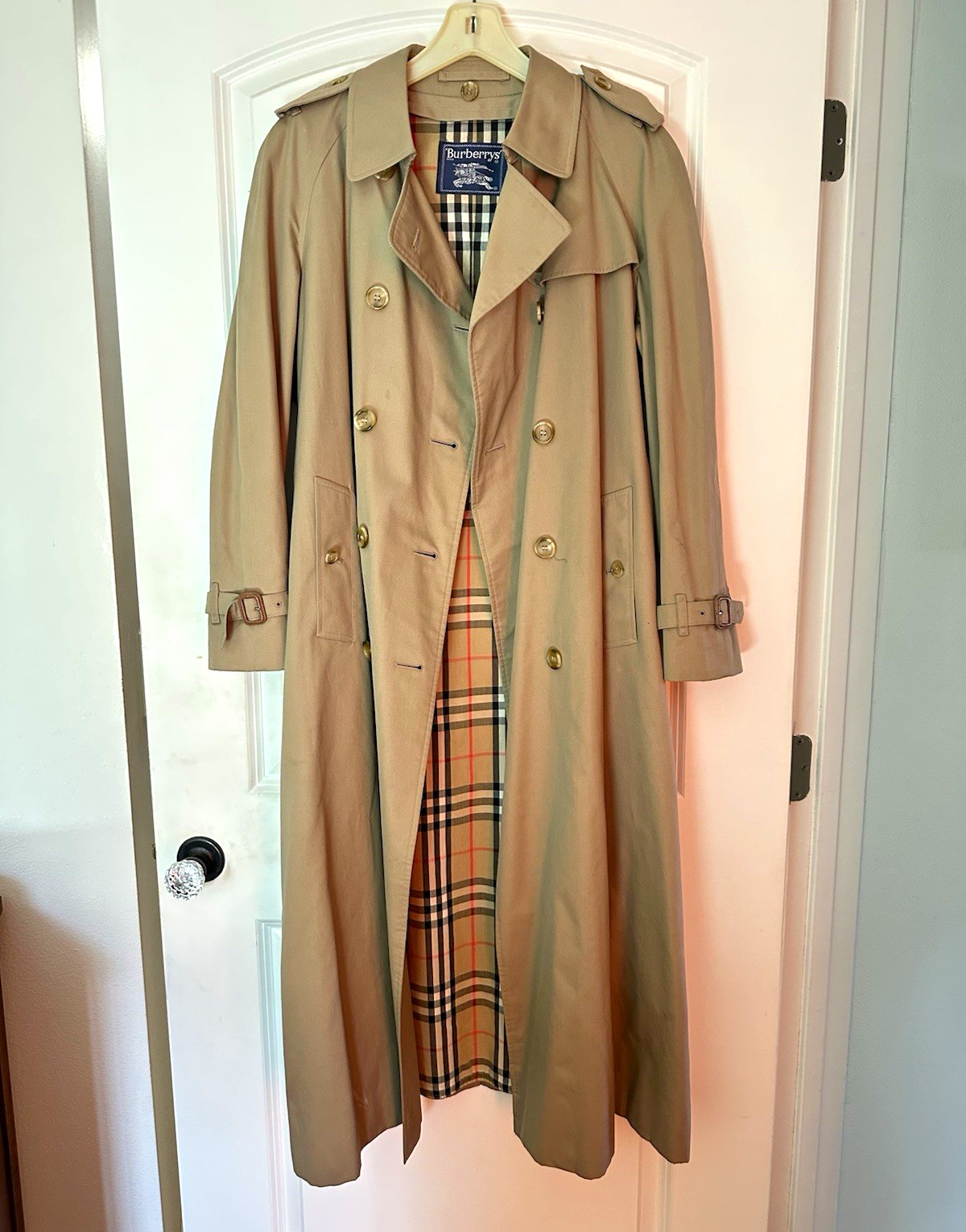 Burberrys Vintage '80s Womens Double Breasted Trench Coat w/ Removable Liner