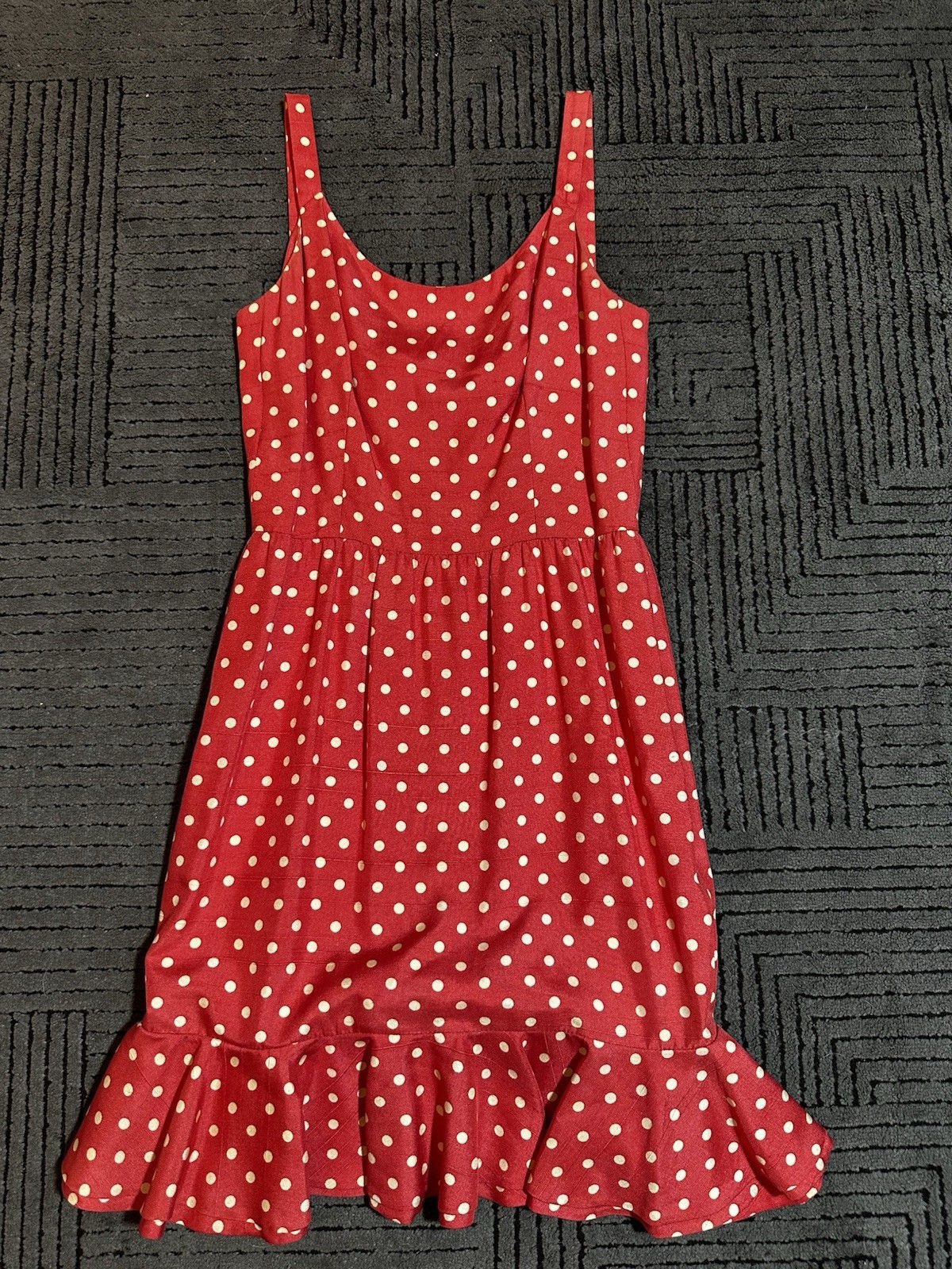1980s Givenchy Couture polka Dot Sun Dress