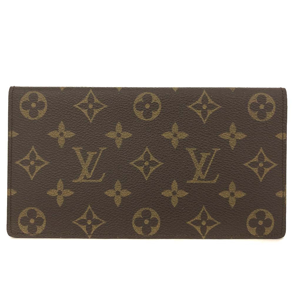 EGA Vintage Louis Vuitton Monogram Long Bifold Wallet Brown/6CK0376