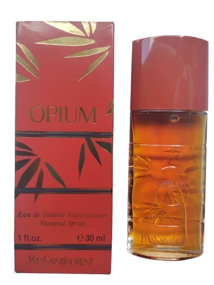 Vintage OPIUM Yves St Laurent Eau de Toilette Perfume 1oz 30ml Nos In Box