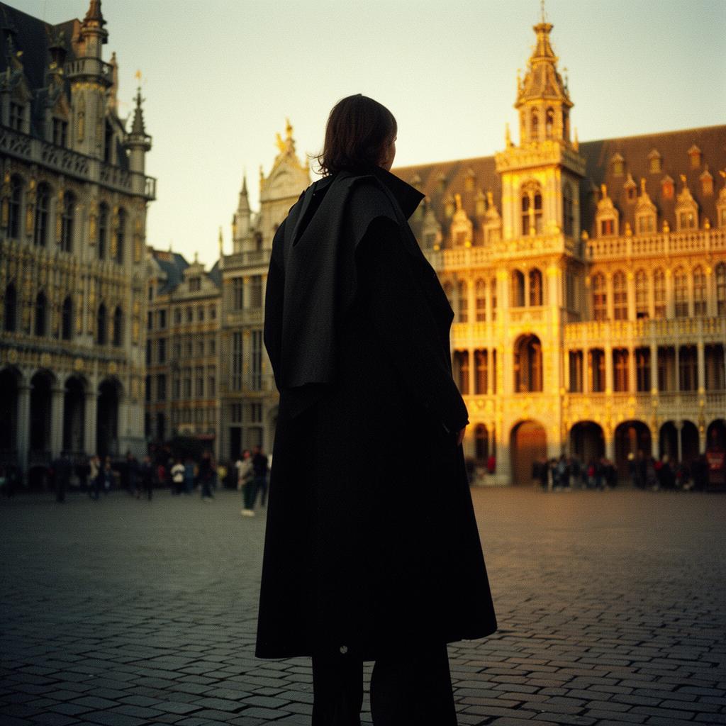 Brussels vintage scene