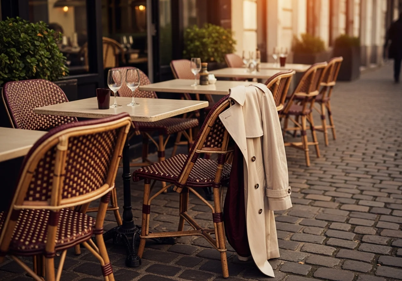 Paris vintage scene